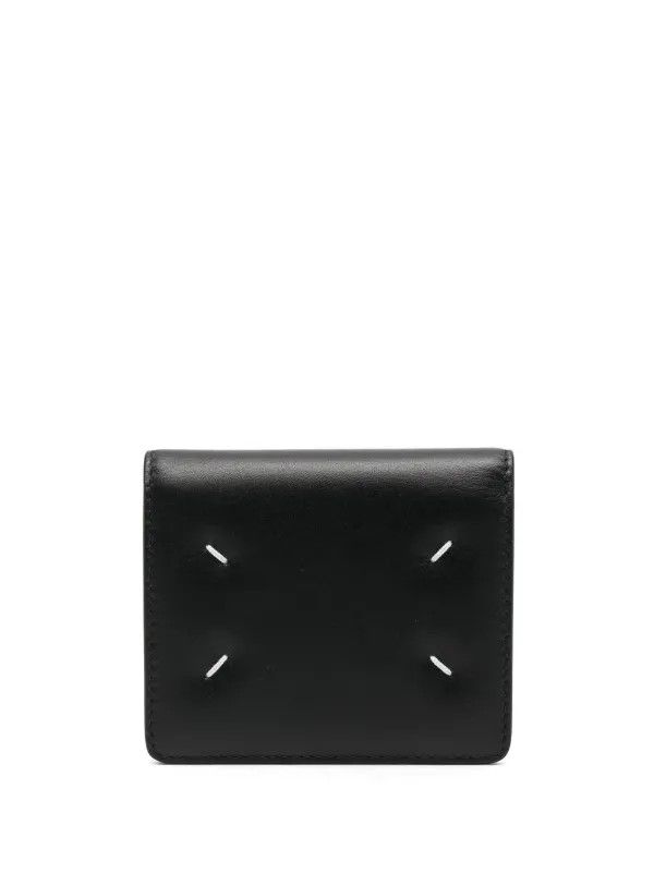 Maison Margiela o1mle0126 Size: OS / Unisex Four Stitch Bi-Fold Wallet Black Size ONE SIZE - 1 Preview