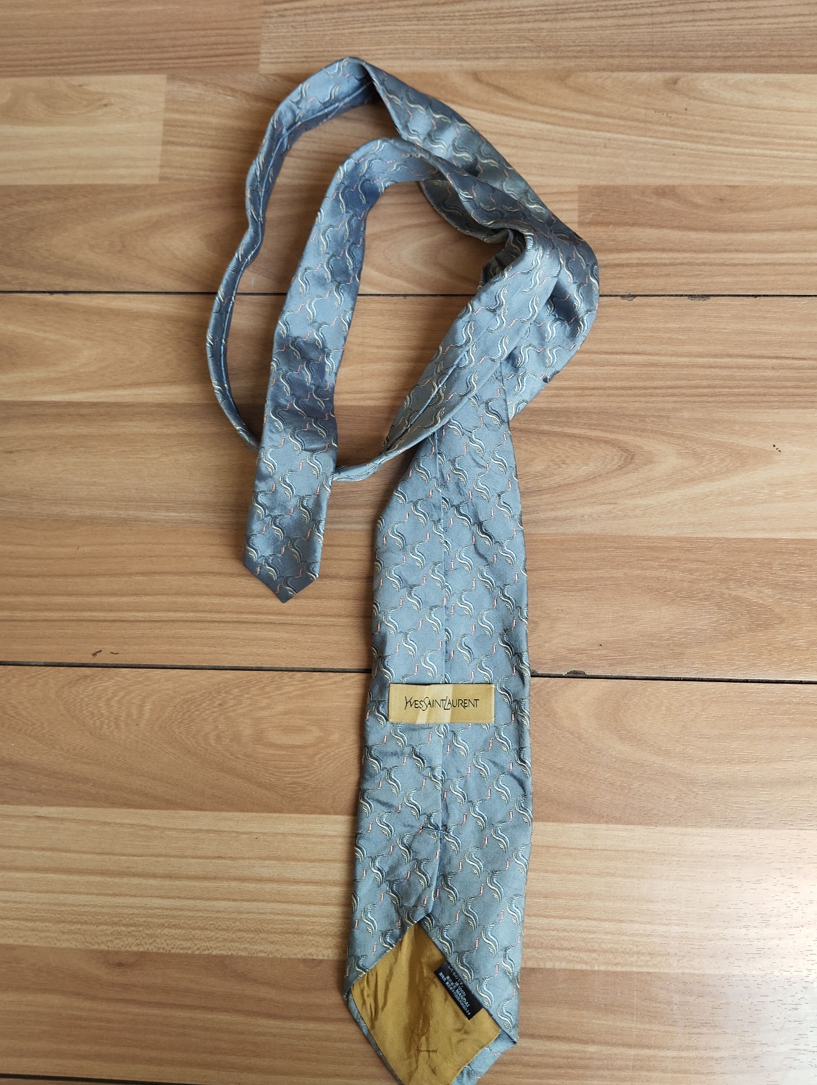 Yves Saint Laurent Yves Saint Laurent Tie Size ONE SIZE - 2 Thumbnail