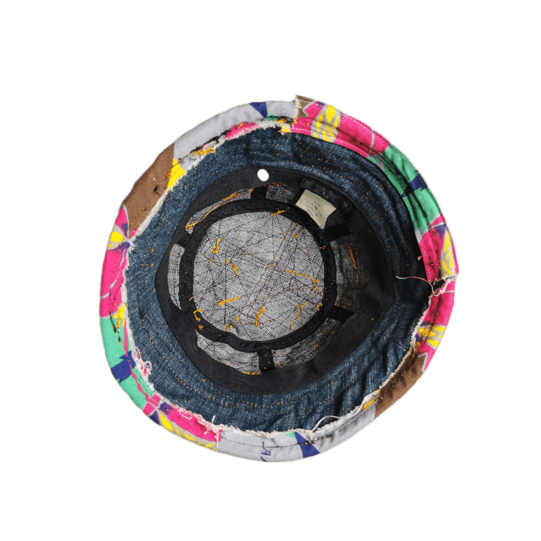 Art Comes First 🇯🇵🔥 90s Japanese Brand IYBasic Custom Bucket Hat Size ONE SIZE - 4 Thumbnail
