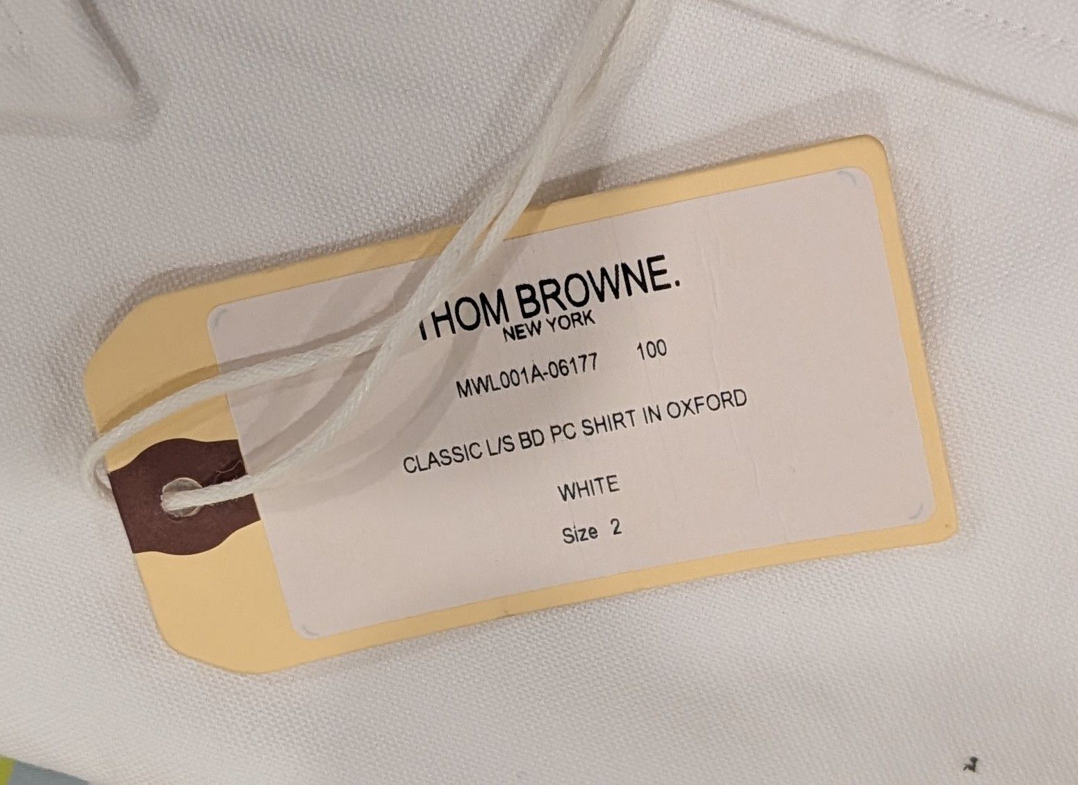 Thom Browne THOM BROWNE Pocket Cotton Button Up Shirt White 2 - Medium Size US M / EU 48-50 / 2 - 9 Thumbnail