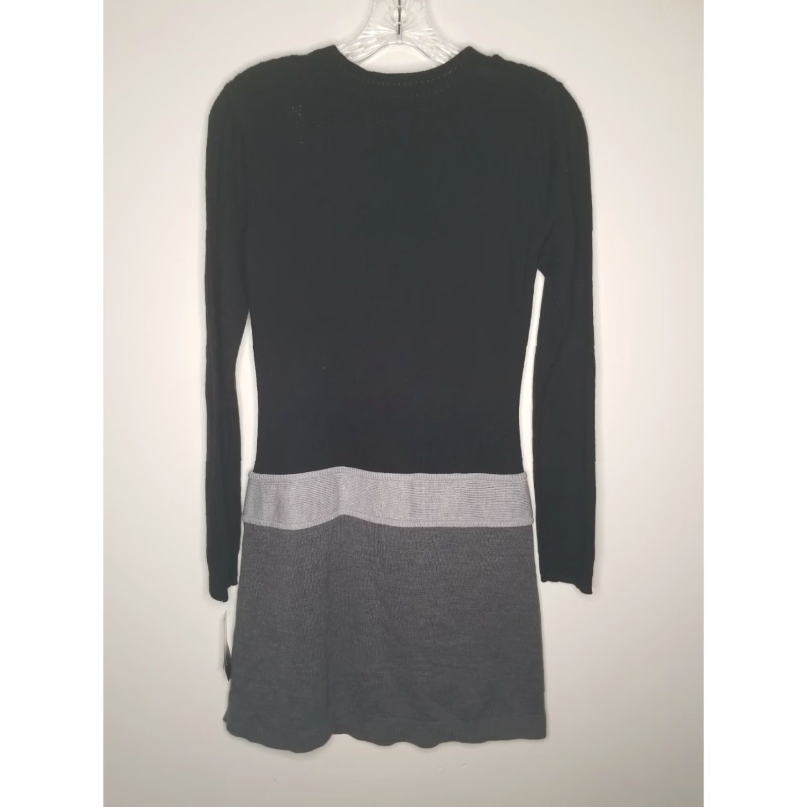 Vintage VINTAGE Amy Wear Women's Sweater Dress Short Sleeve Black Gray Size Medium NWT Dress Size M / US 6-8 / IT 42-44 - 5 Thumbnail