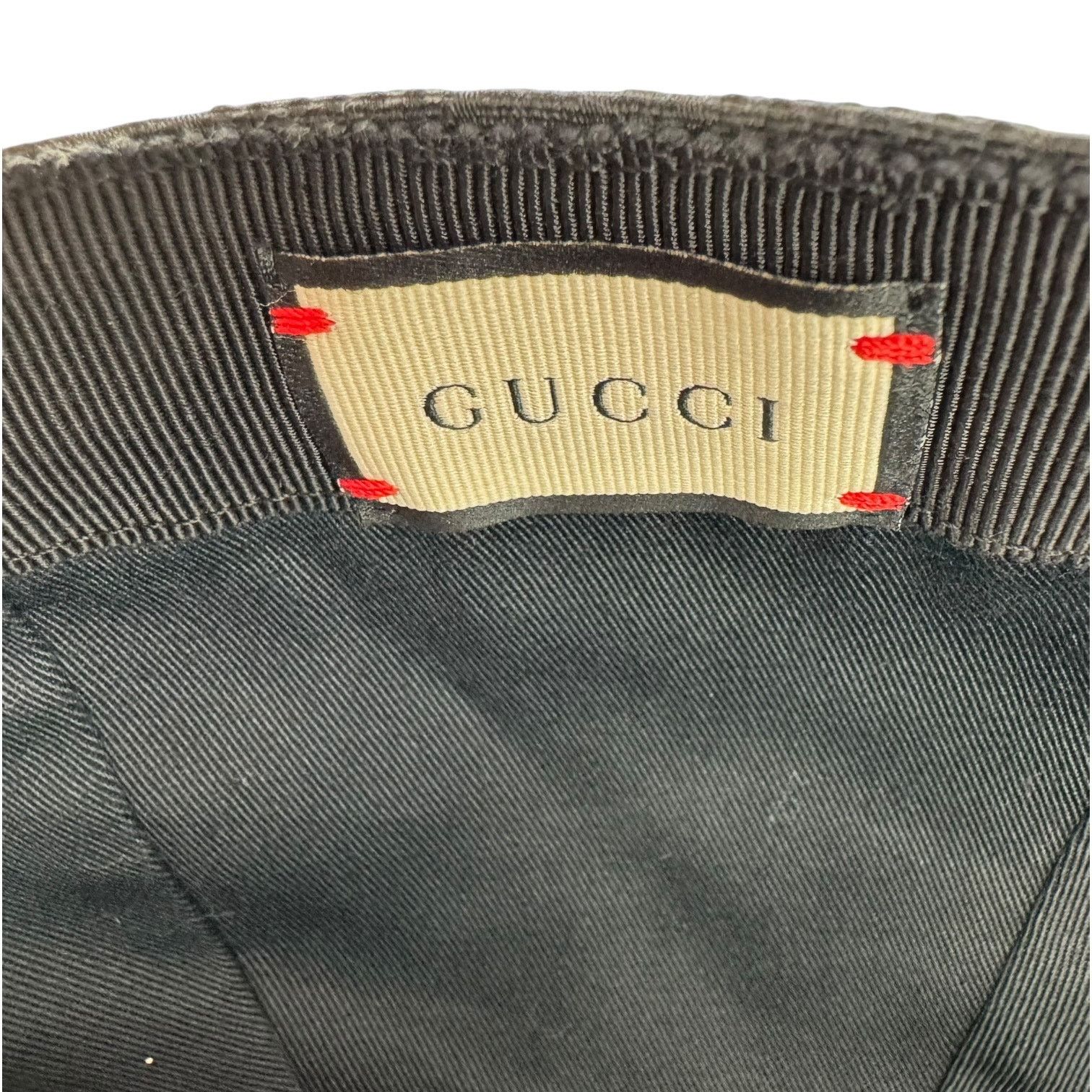 Gucci Gucci Sherry Line Black Monogram Baseball Cap Size ONE SIZE - 9 Thumbnail
