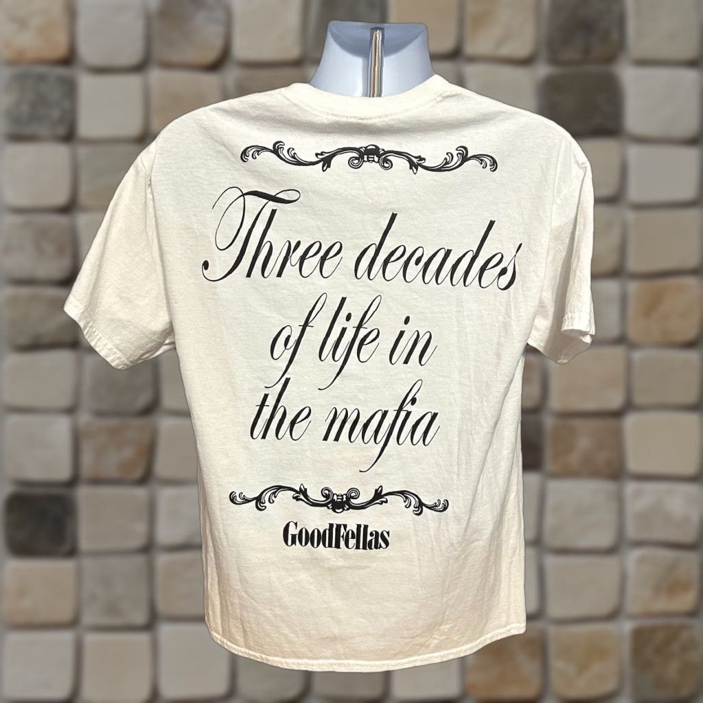 Doublet Goodfellas Movie Shirt Men L White Short Sleeve Crew Neck Double-Sided Logo Vintage No Size US L / EU 52-54 / 3 - 1 Thumbnail