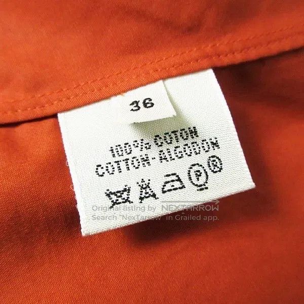 Hermes Hermes Orange tied shirt Size XS / US 0-2 / IT 36-38 - 9 Thumbnail