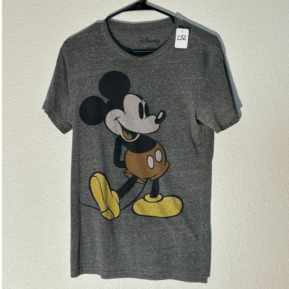 Disney Vintage Disney Mickey Mouse Grey T-Shirt - Size Small - Mens Size US S / EU 44-46 / 1 - 1 Thumbnail