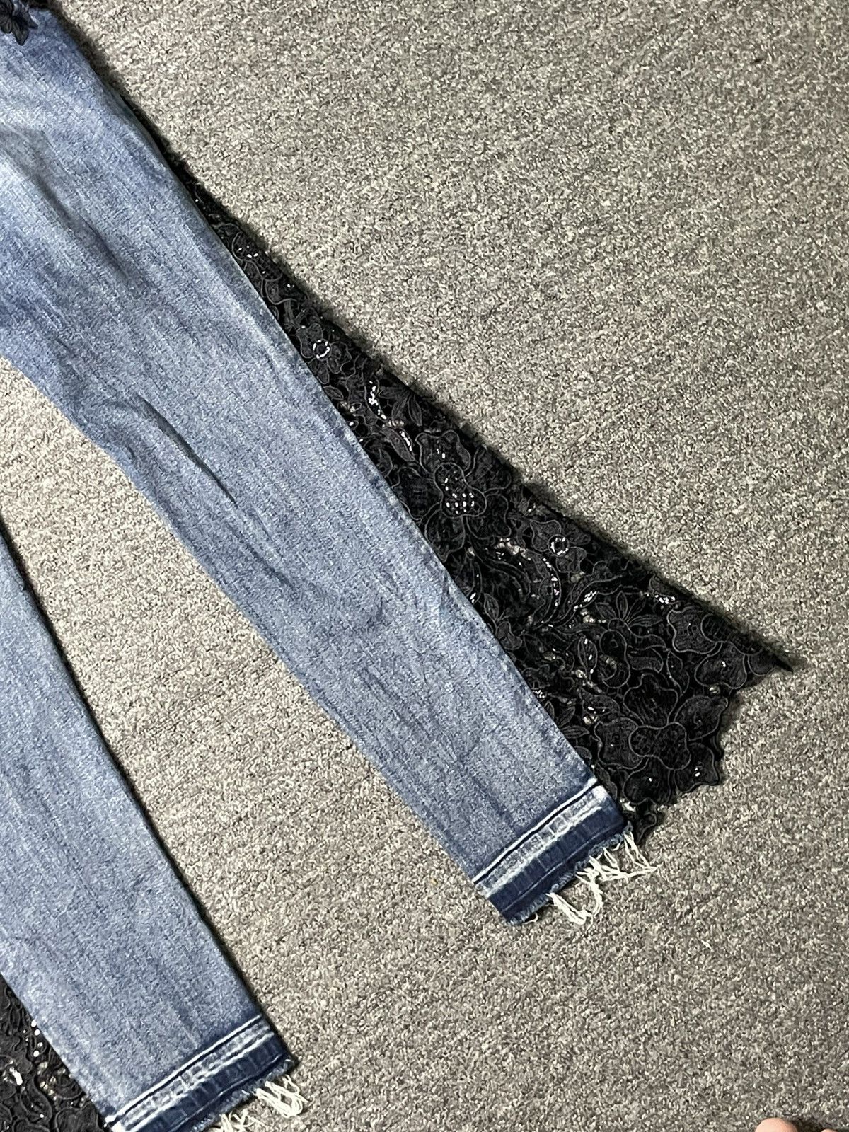 Japanese Brand × Vintage Hysteric Glamour x MaxSmile Jeans with Lace (90) Size 27" / US 4 / IT 40 - 18 Thumbnail