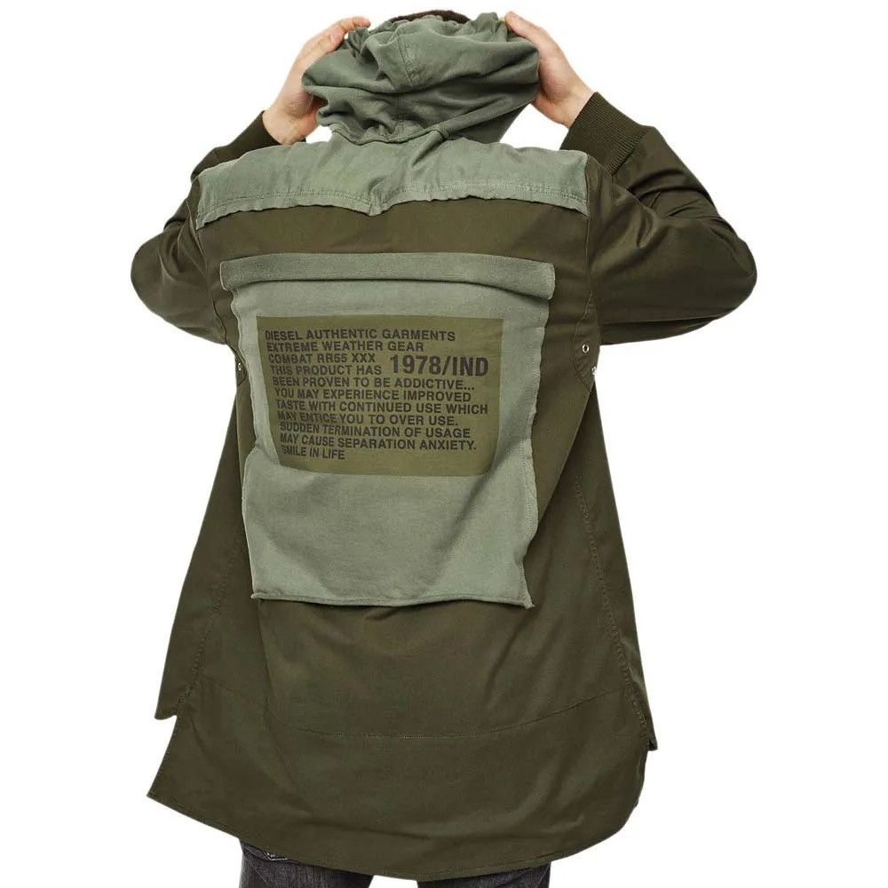 Diesel Diesel Flag Patch Military Parka Jacket Size US M / EU 48-50 / 2 - 4 Thumbnail