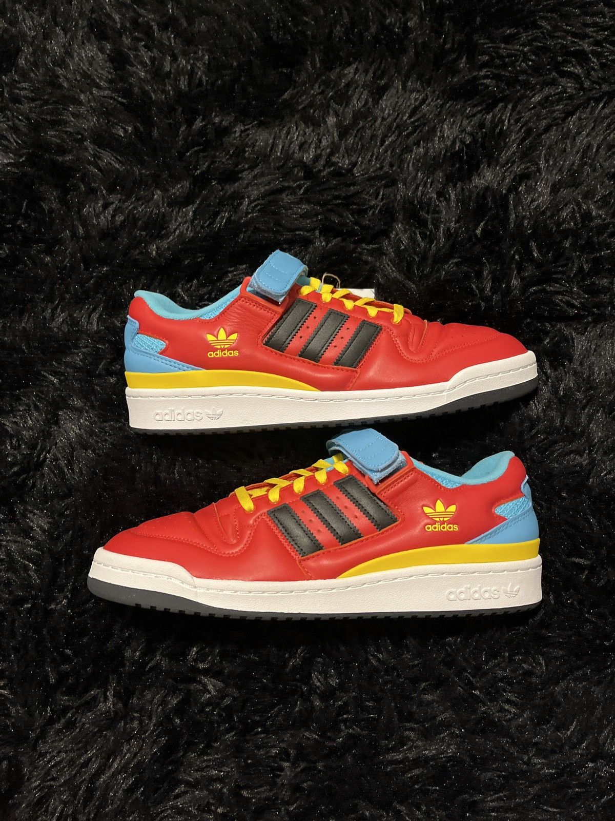 image of Adidas Forum Low South Park (Cartman) Shoes in Red, Men's (Size 11.5)