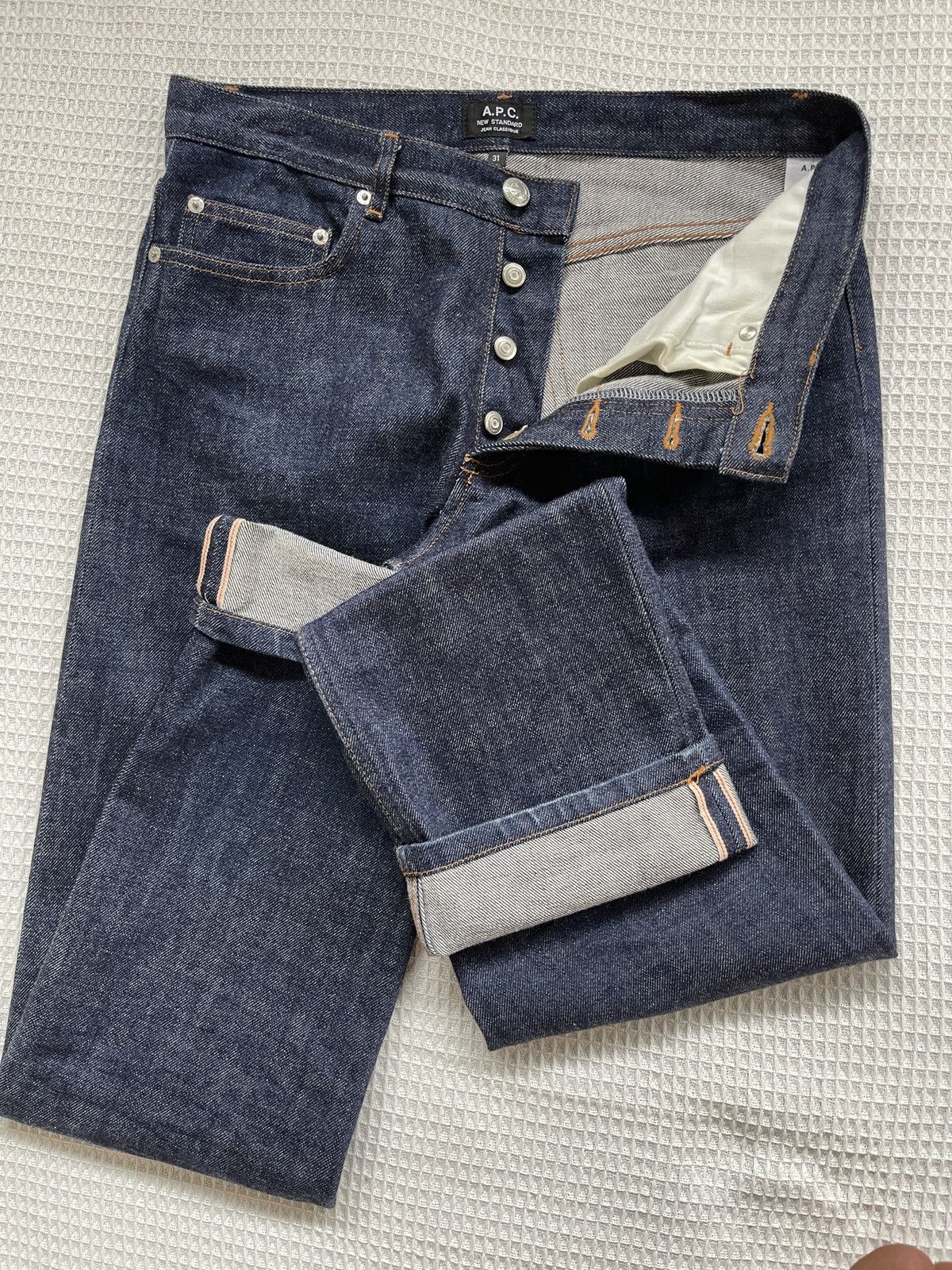 A.P.C. Rare🔥Designer A.P.C Japanese Selvedge Jeans 90’s Size US 32 / EU 48 - 1 Thumbnail