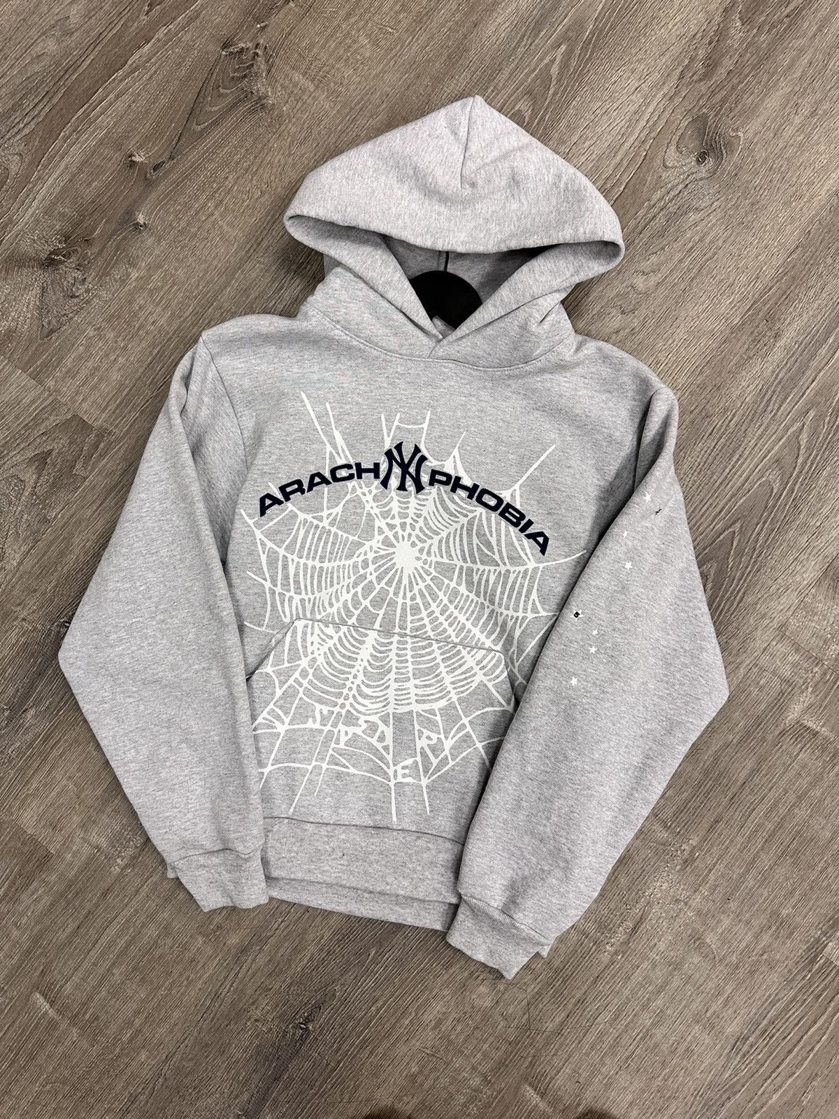 Sp5der Sp5der Arachnophobia Yankees Hoodie | Grailed