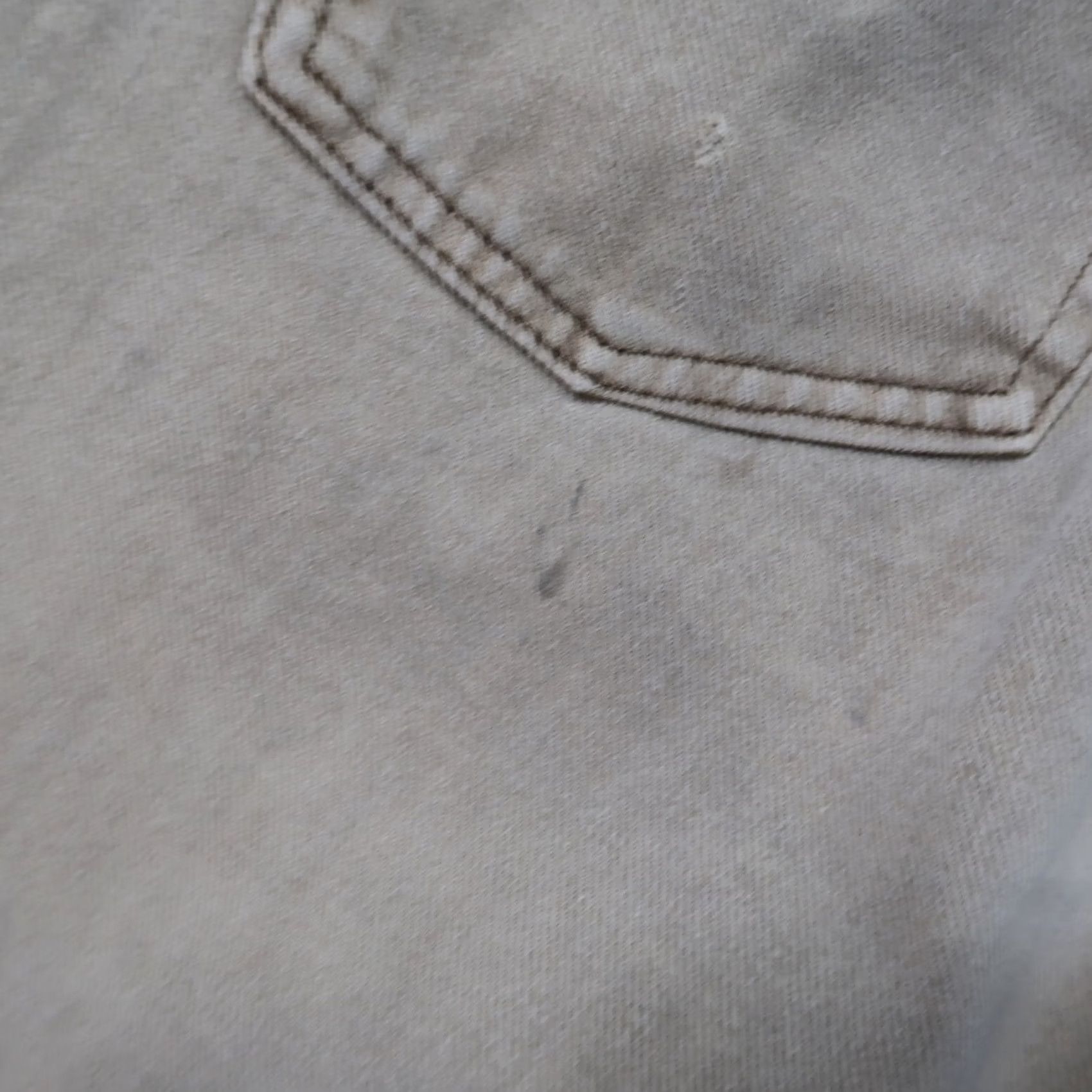 Levi's VINTAGE Levi's 550 Jeans Mens 32x34 Beige Denim Relaxed Tapered 90s 1994 USA Grunge Pills Size US 32 / EU 48 - 6 Thumbnail