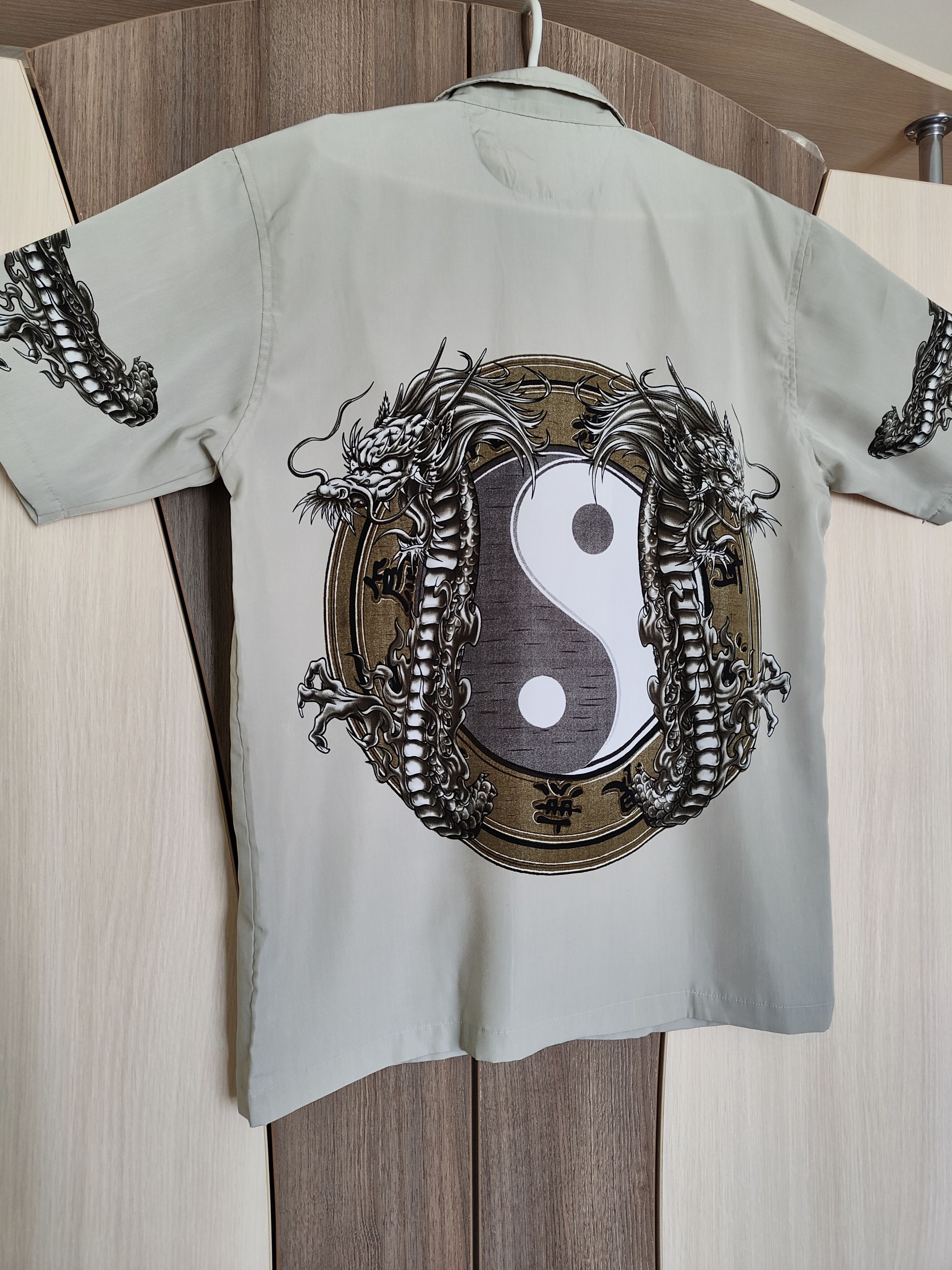 Japanese Brand 🔥🐉☯️ Vintage Y2K Dnon Jeans Japan Dragon In Yan Shirt Size US XL / EU 56 / 4 - 10 Thumbnail