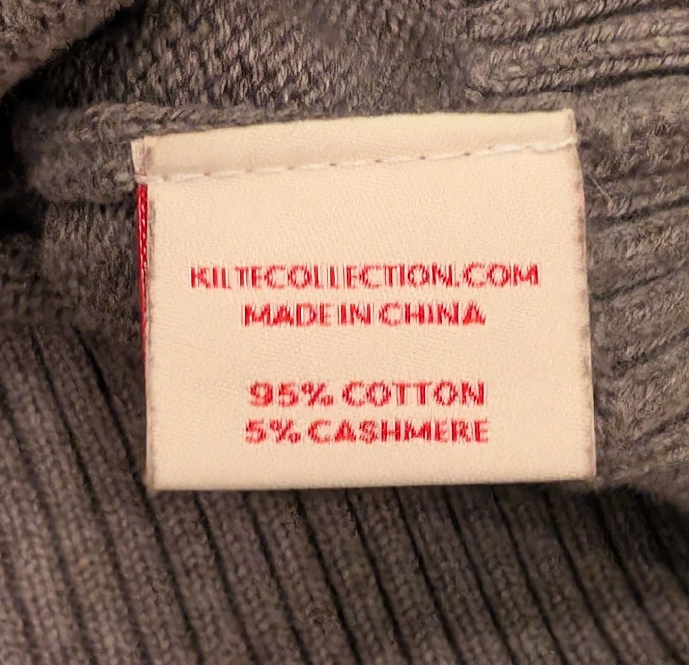Other Kilte The Kay Full Zip Cotton Cashmere Sweater Truffle Size S / US 4 / IT 40 - 4 Thumbnail