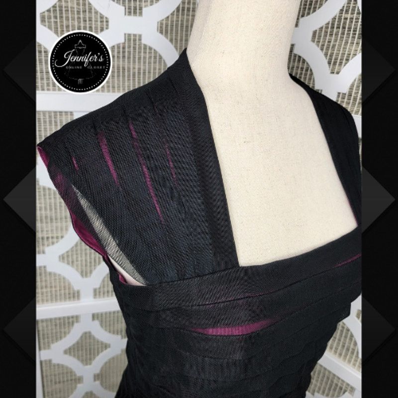 Adrianna Papell Adrianna Papell Sheer Illusion Body Con Bandage Dress Size M / US 6-8 / IT 42-44 - 4 Thumbnail