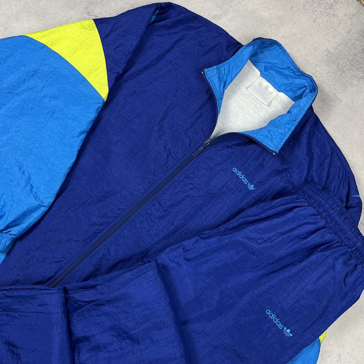 Adidas Vintage Adidas nylon retro track suit jacket + pants 90’s Size US M / EU 48-50 / 2 - 2 Thumbnail