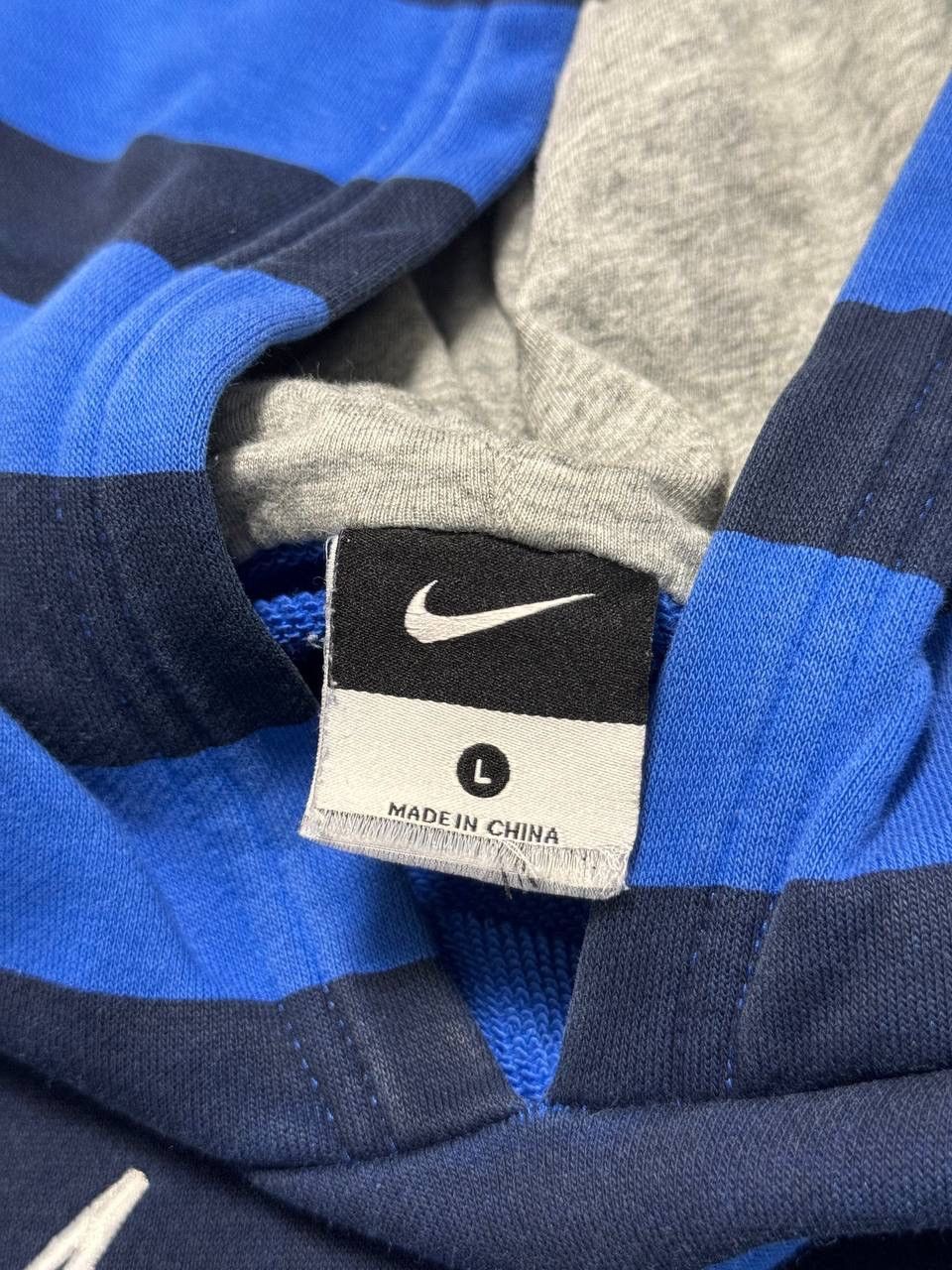 Vintage Vintage Nike Hoodie Swoosh Striped Big Logo Y2K 90s Size US XS / EU 42 / 0 - 5 Thumbnail