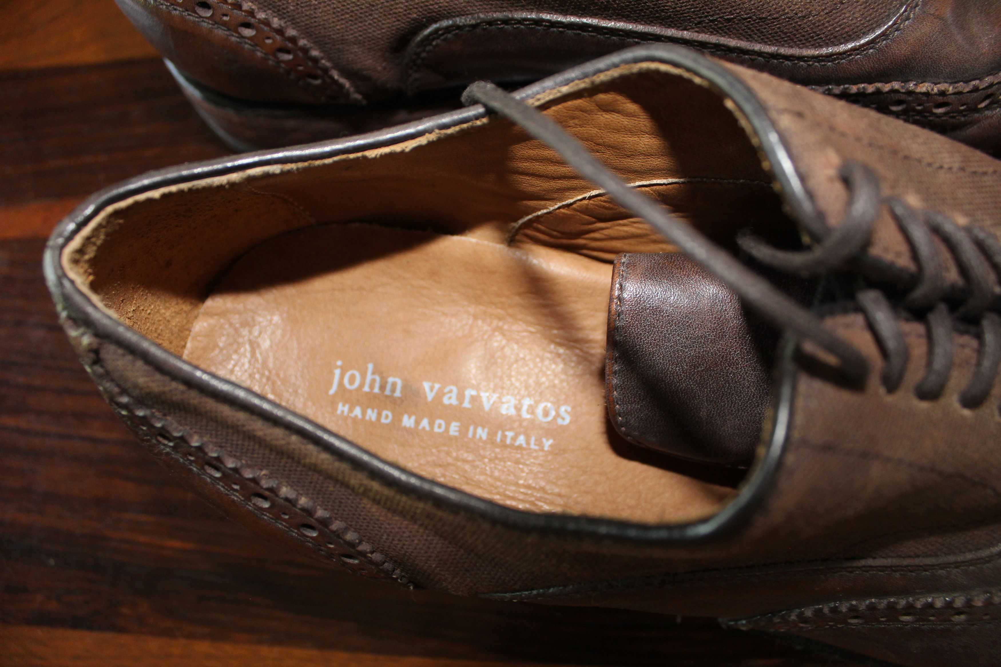 John Varvatos JV Fleetwood Balmoral Wingtip – Rare Italian-Made Size US 11 / EU 44 - 4 Thumbnail