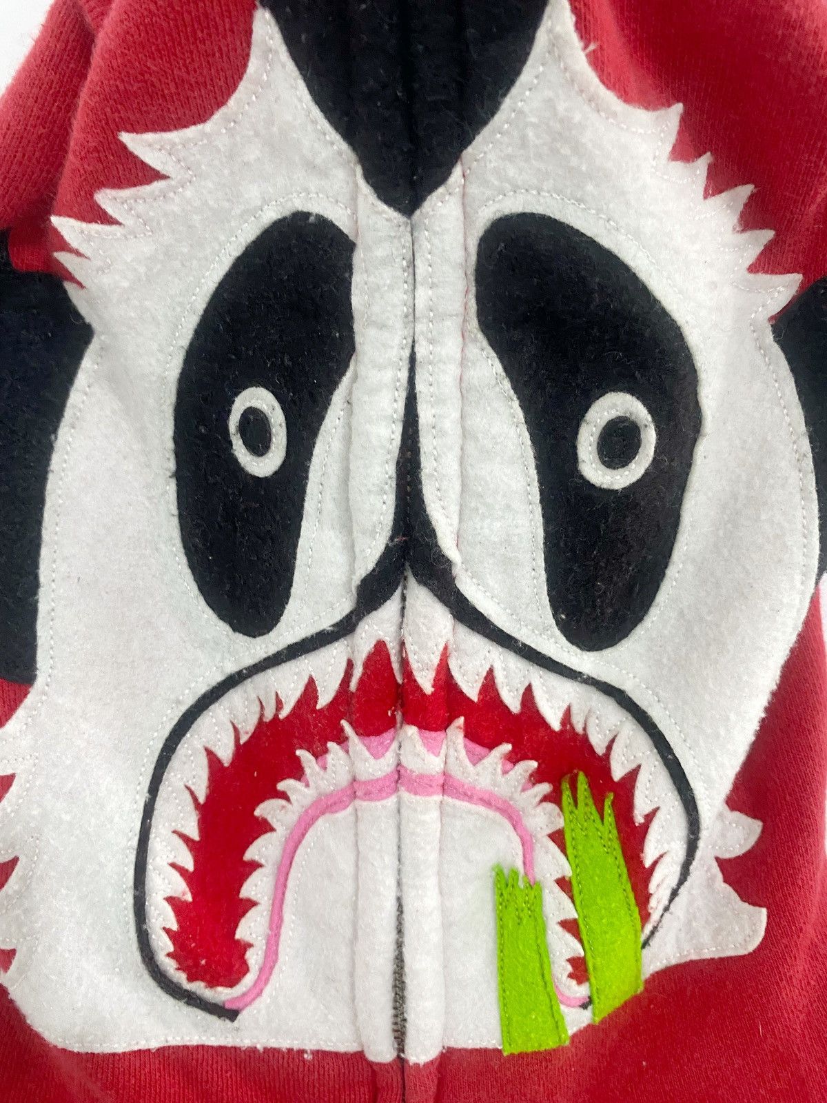 Bape Vintage Rare 2008 Bape Panda A Bathing Ape Full Zip Hoodie Size XXS / US 00 / IT 34 - 8 Thumbnail
