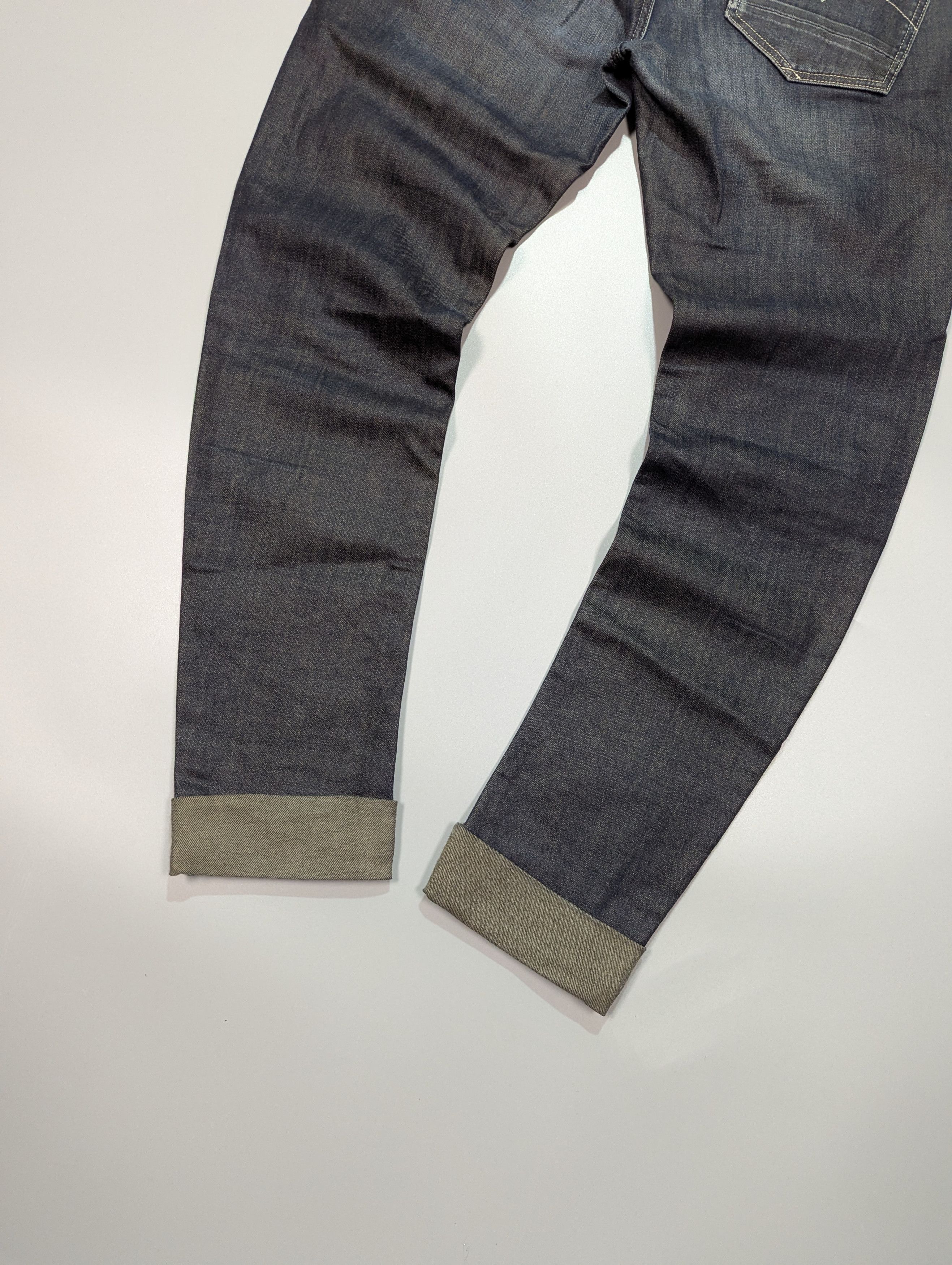 G-Star × Vintage G-Star RAW 3310 Women's Skinny Dark Blue Distressed Jeans Size 32" / US 10 / IT 46 - 9 Thumbnail