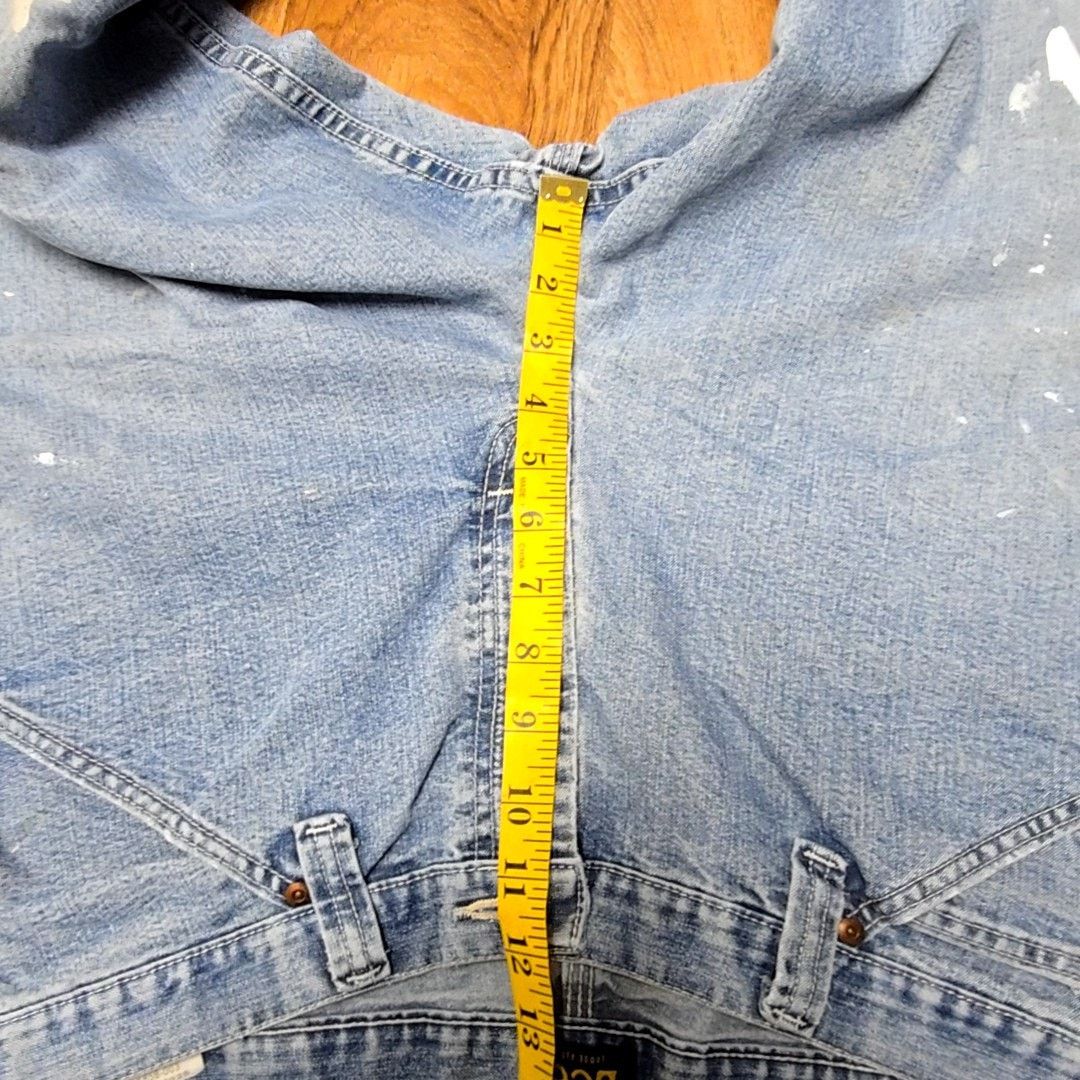 Lee Lee Carpenter Jeans Paint Splatter Blue Denim Workwear 36x32 Size US 36 / EU 52 - 14 Thumbnail