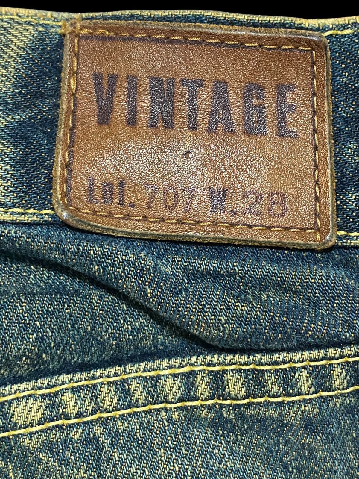Vintage Vintage Japanese Brand Large Selvedge Rusty Skinny Jeans Size US 27 - 12 Thumbnail