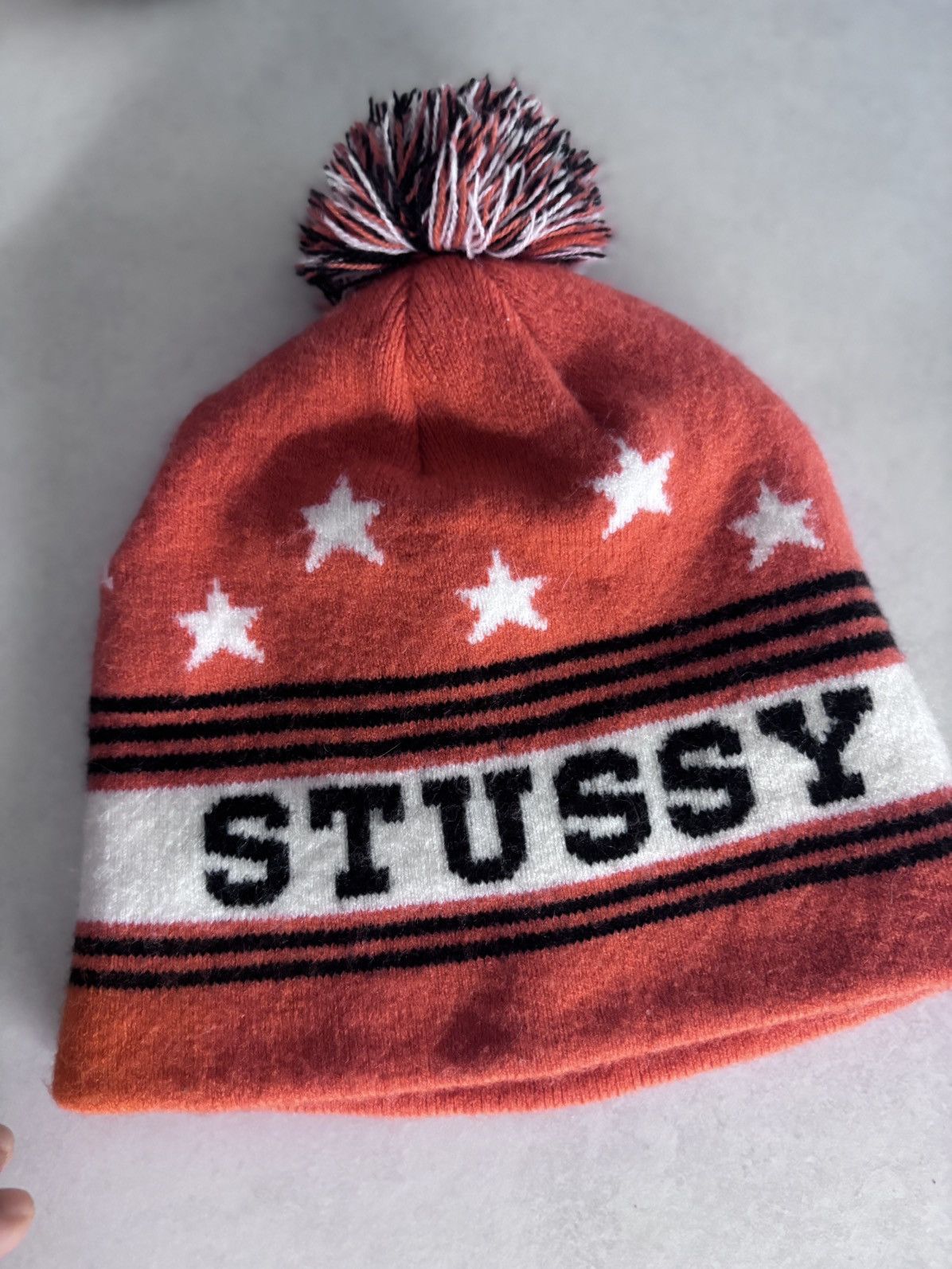 Stussy stussy bopple beanie- stars and branding.,fun rare cute Size ONE SIZE - 3 Thumbnail