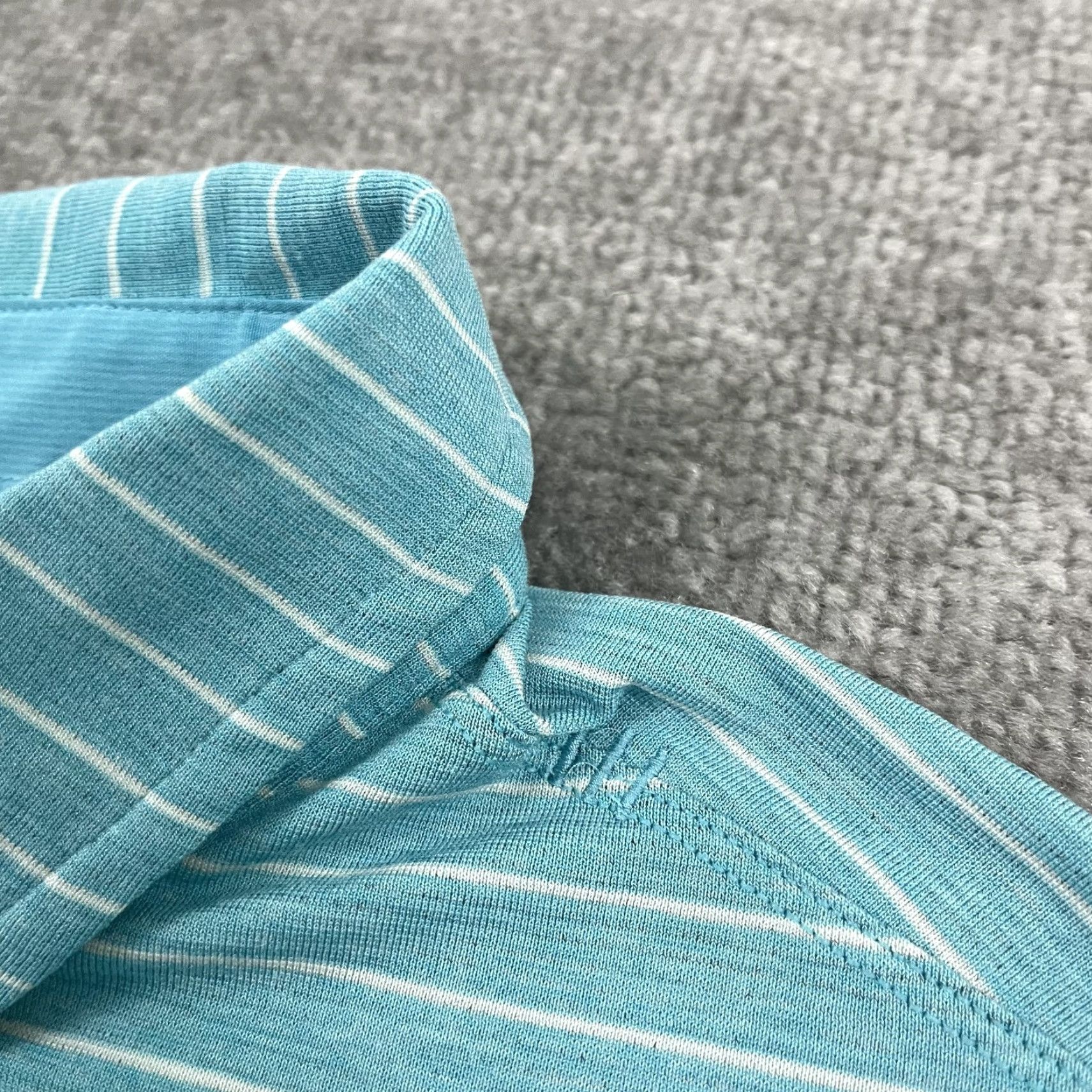 Lululemon Lululemon Polo Shirt Mens M Blue Striped Performance Golf Preppy Casual S/S Shirt Mens Regular Medium Blue Pattern Striped” Size US M / EU 48-50 / 2 - 7 Thumbnail