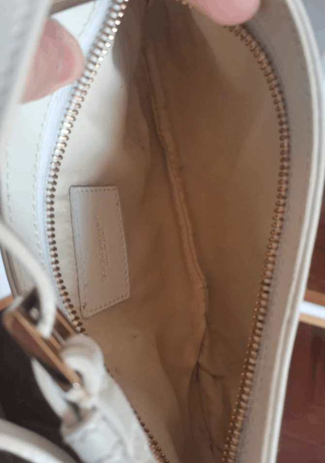 Dolce & Gabbana × Vintage Dolce Gabbana Bag Shoulder Leather Hobo Handbag Baguette Y2K Size ONE SIZE - 4 Thumbnail