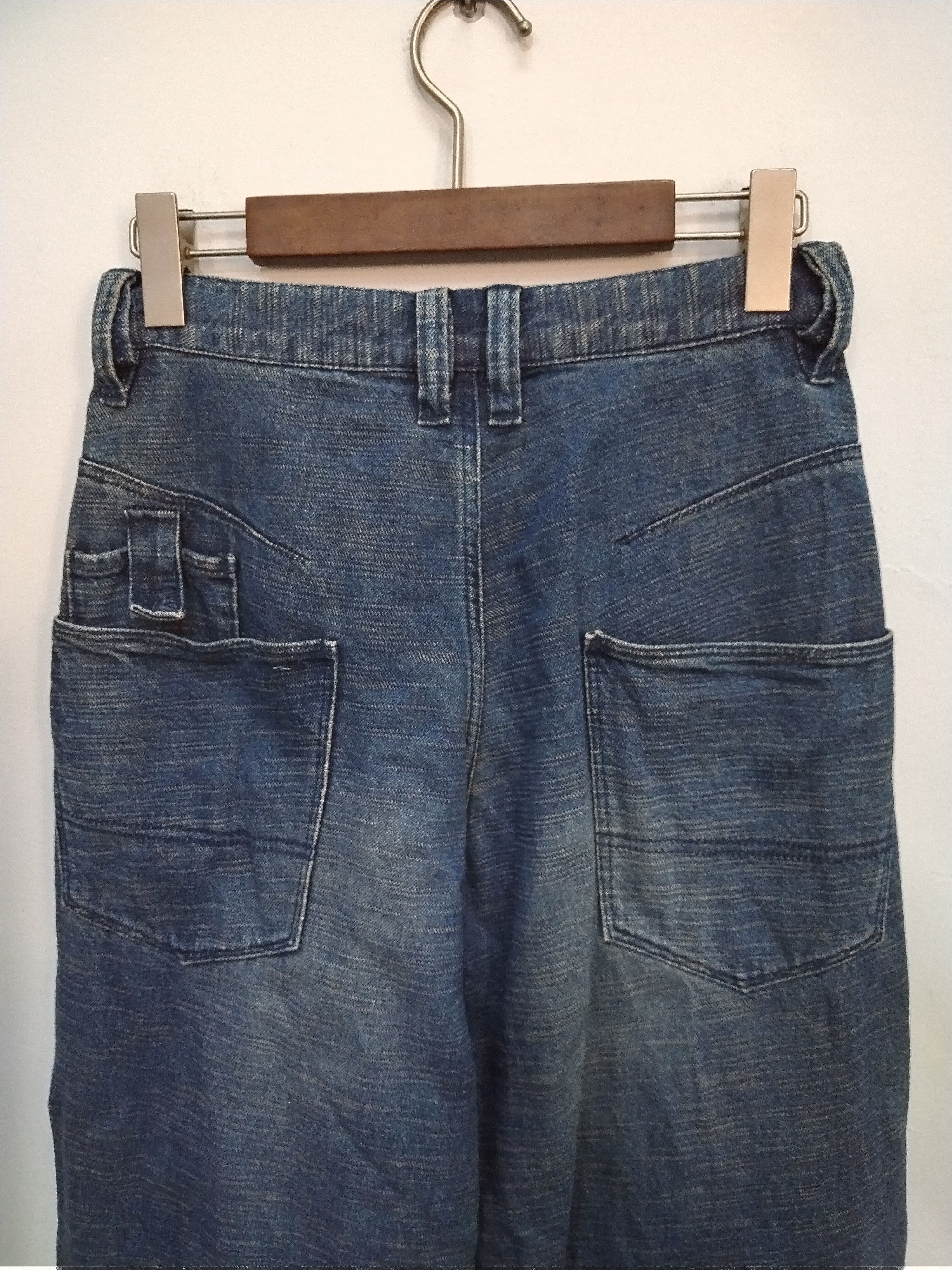 Mossimo Baggy vtg Mossimo Sport Jeans nice design straight cut loose Size 27" / US 4 / IT 40 - 13 Thumbnail