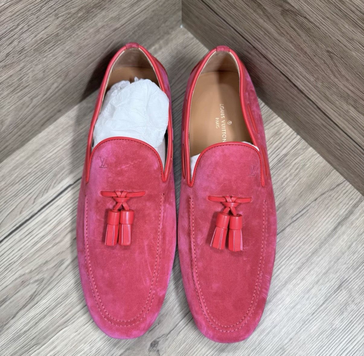 Louis Vuitton Louis Vuitton Pink Tassel Loafers J41 Size US 7.5 / EU 40-41 - 2 Thumbnail