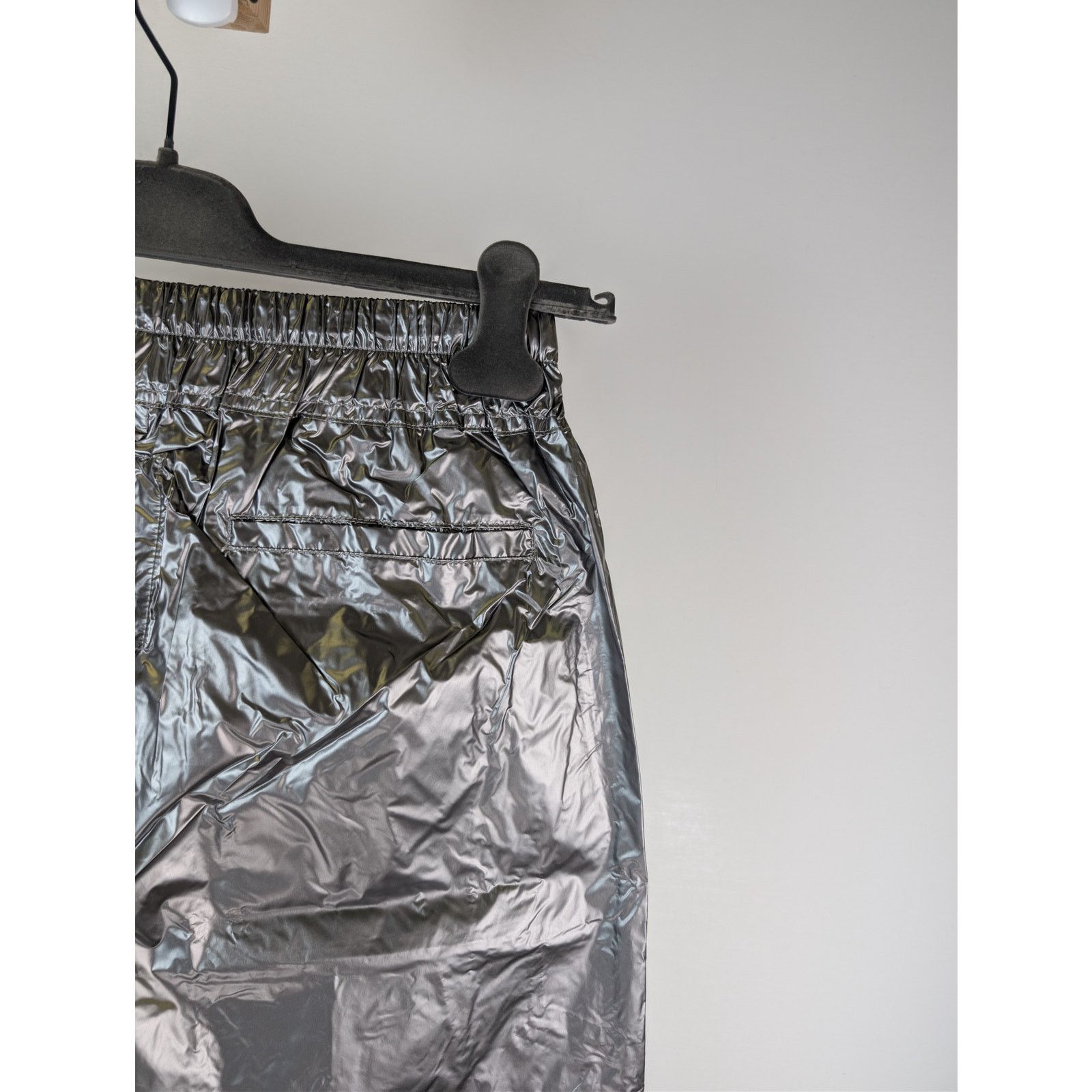 Champion × Rick Owens o1rshd1 Nylon-Coated Polyester Metallic Trousers in Silver Size US 32 / EU 48 - 14 Thumbnail
