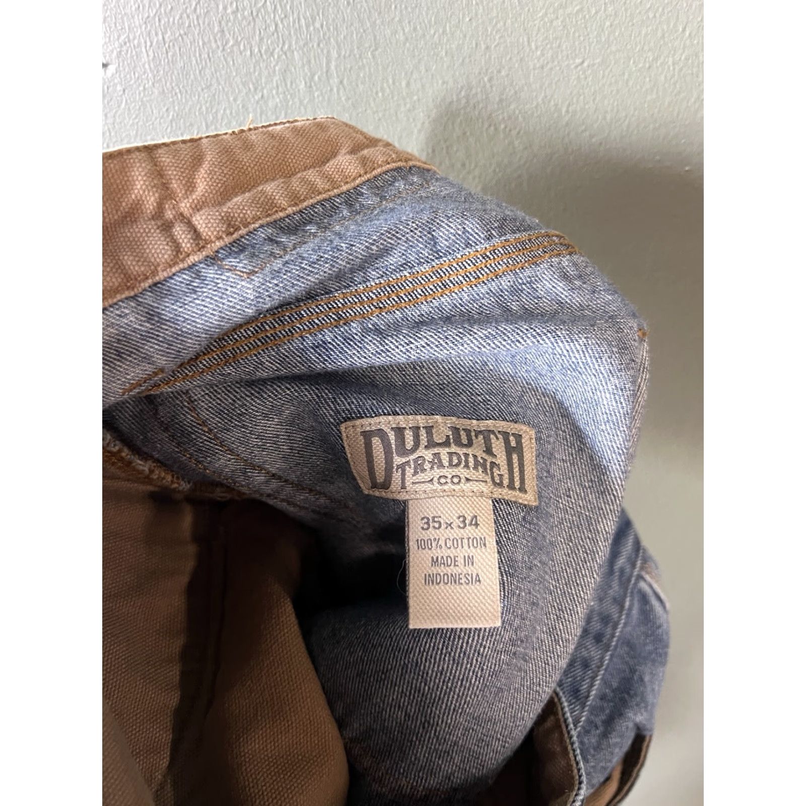Denime Duluth Denim Jeans Mens Straight Blue 35x34 Denim 35 34 Regular Inseam 34 Blue Jeans Mens Straight Duluth 35x34 Size US 35 - 3 Thumbnail