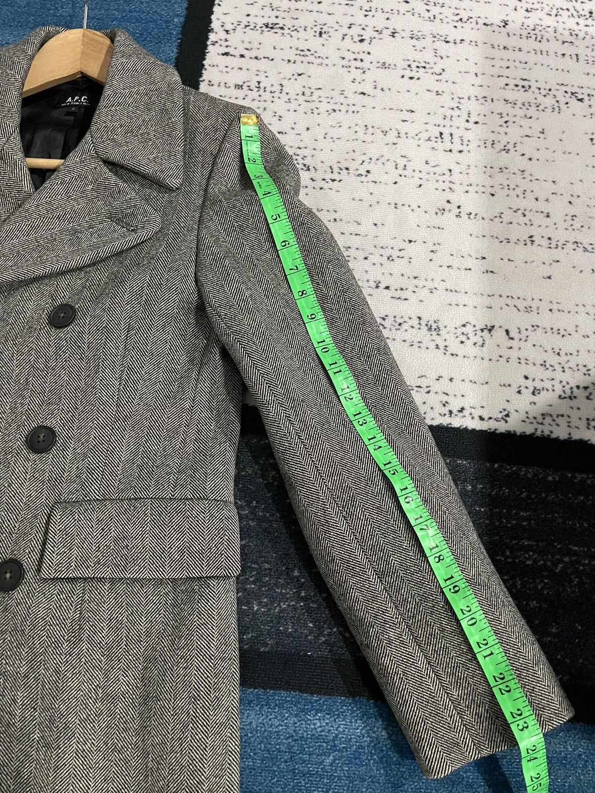 A.P.C. Vintage A.P.C Double Breasted Wool Coat Jacket Size S / US 4 / IT 40 - 19 Thumbnail