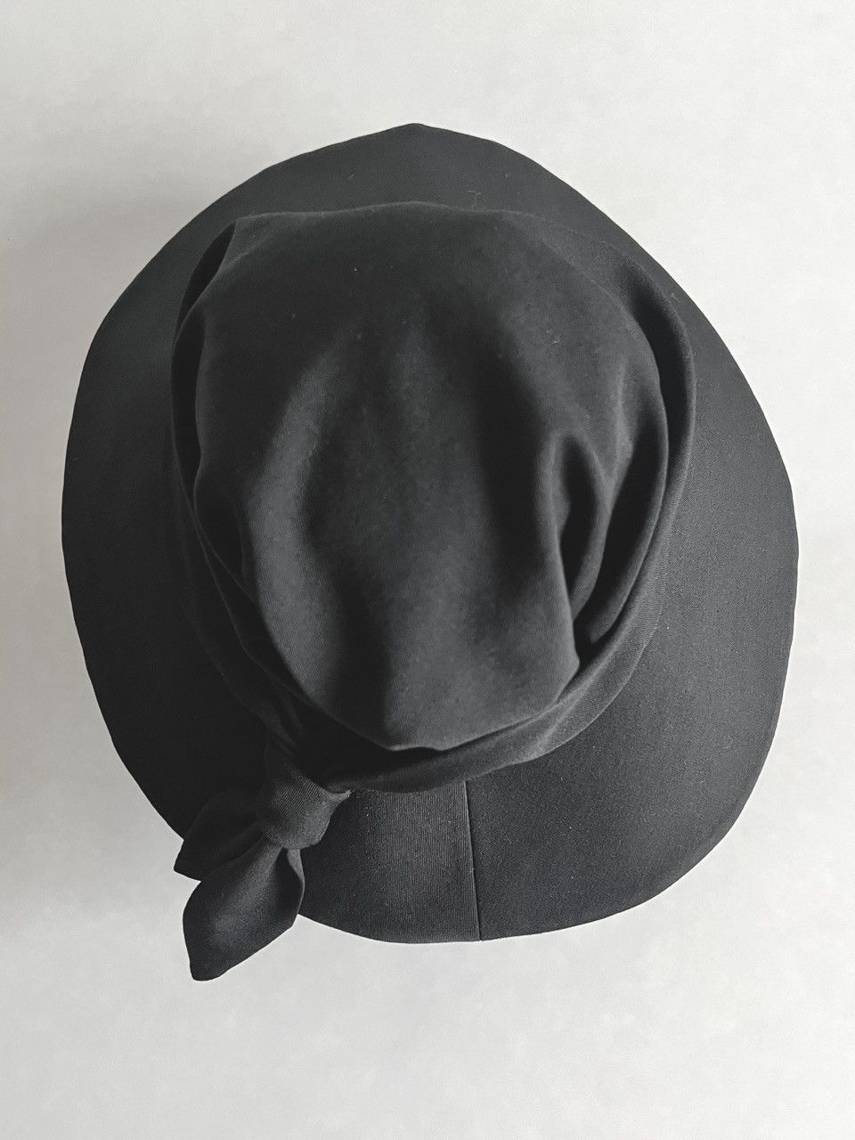 Yohji Yamamoto Yohji Yamamoto Y's - W/Gabardine Scarf Wrapped Wide Brim Hat Size ONE SIZE - 5 Thumbnail