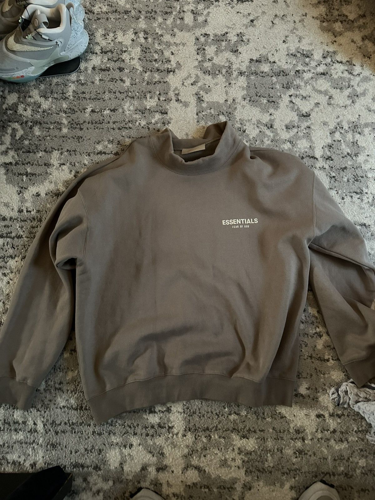 Essentials × Fear of God Fear of God Essentials Mockneck Crewneck Sweatshirt Size US XL / EU 56 / 4 - 1 Thumbnail