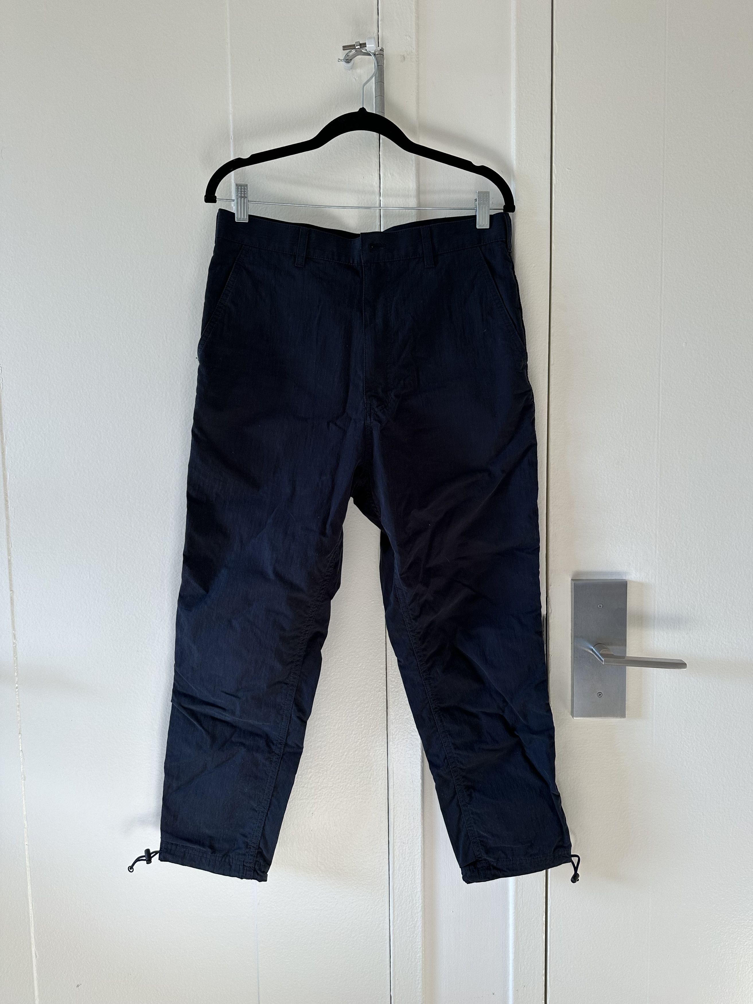 image of Comme Des Garcons x Comme Des Garcons Homme Comme Des Garçons Tech Pants in Navy, Men's (Size 31)