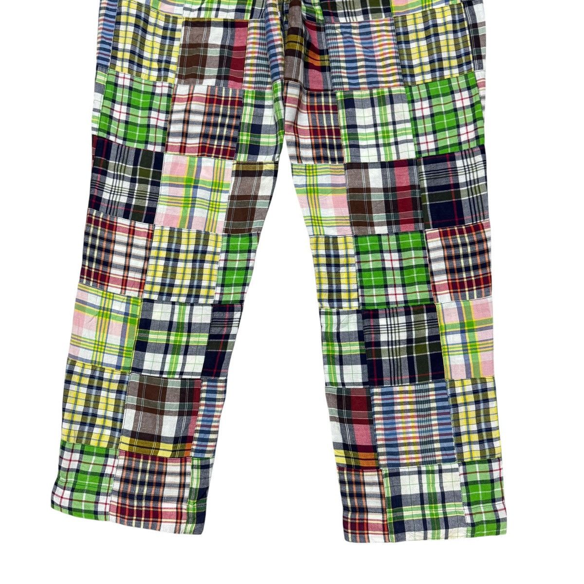 Polo Ralph Lauren Vintage 90s Polo Ralph Lauren Madras Checked Patchwork Pants Size US 36 / EU 52 - 14 Thumbnail