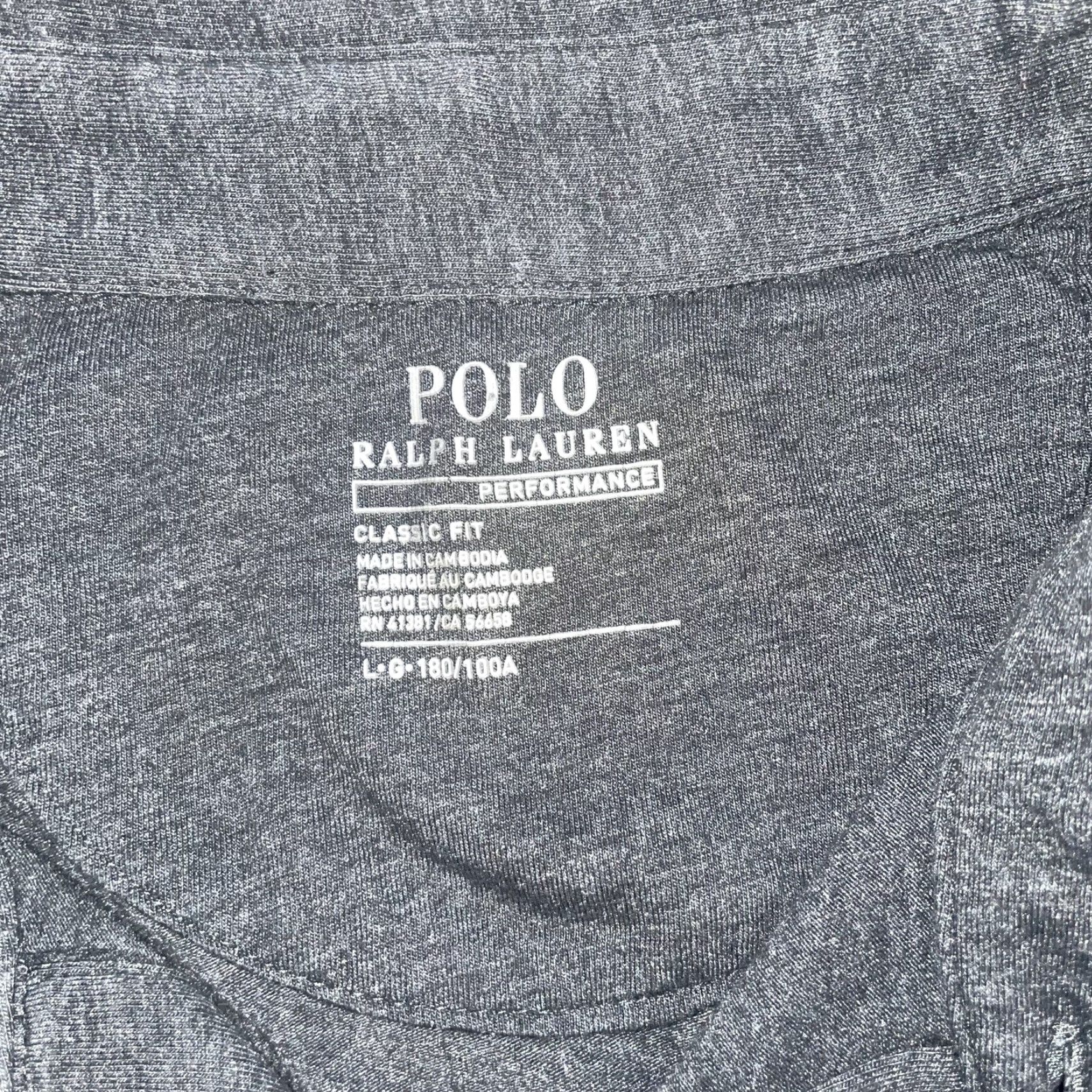 Polo Ralph Lauren Polo Ralph Lauren Polo Golf Mens L Gray Classic Fit Shirt Size US L / EU 52-54 / 3 - 4 Thumbnail