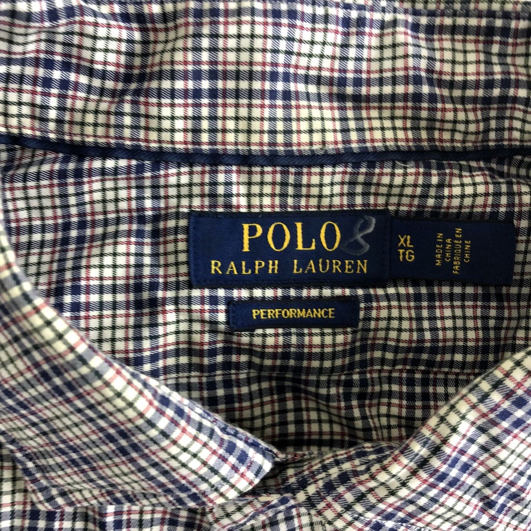 Polo Ralph Lauren Polo Ralph Lauren Shirt Mens 2XL Performance Size Plaid Long Sleeve Size US XXL / EU 58 / 5 - 5 Thumbnail