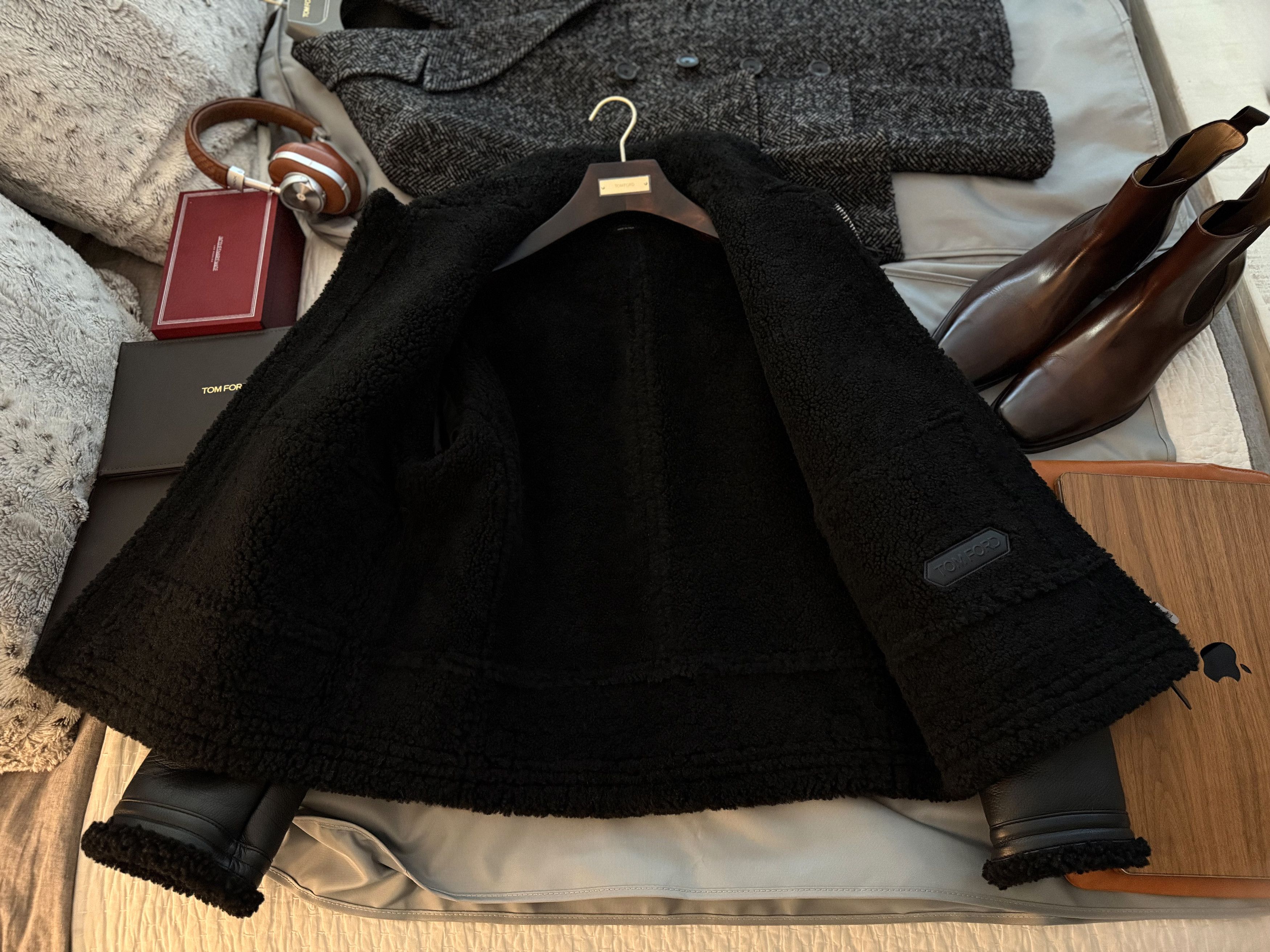 Tom Ford A Menswear Grail: Rare $11K Shearling Tailored To Perfection Size US L / EU 52-54 / 3 - 19 Thumbnail