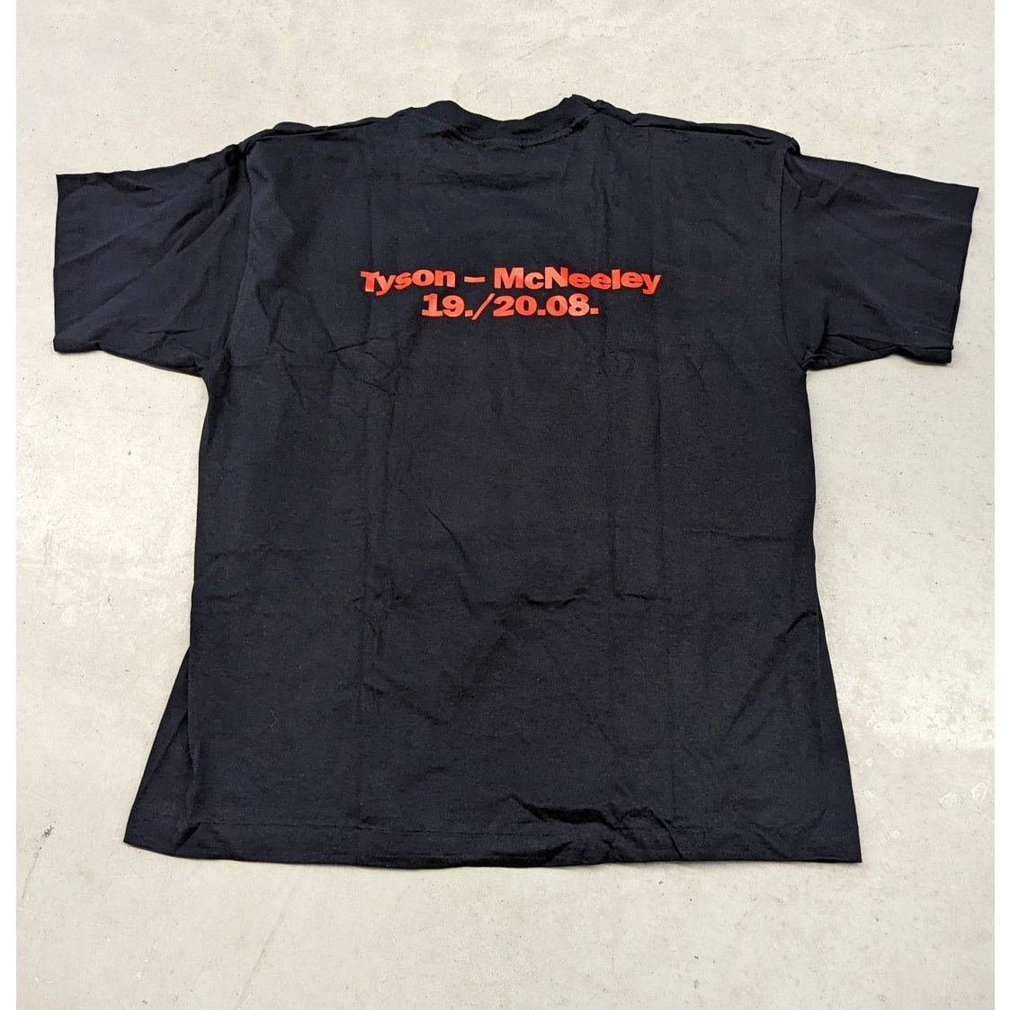 Vintage 2008 Mike Tyson Vs McNeeley Euro Sample print t-shirt Size US XL / EU 56 / 4 - 2 Thumbnail