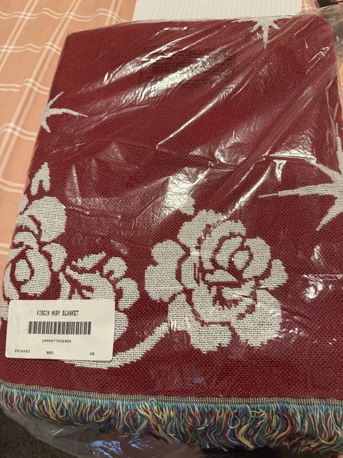 Supreme Supreme Virgin Mary Blanket Red | Grailed