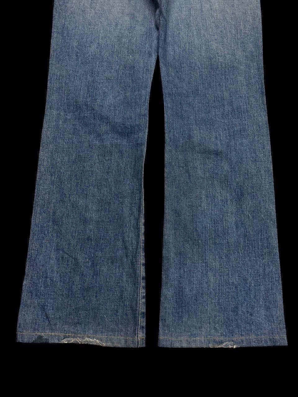 Uniqlo FLARE 90s Uniqlo Mudwash Sick Distressed Bootcut Denim Jeans Size US 31 - 18 Thumbnail