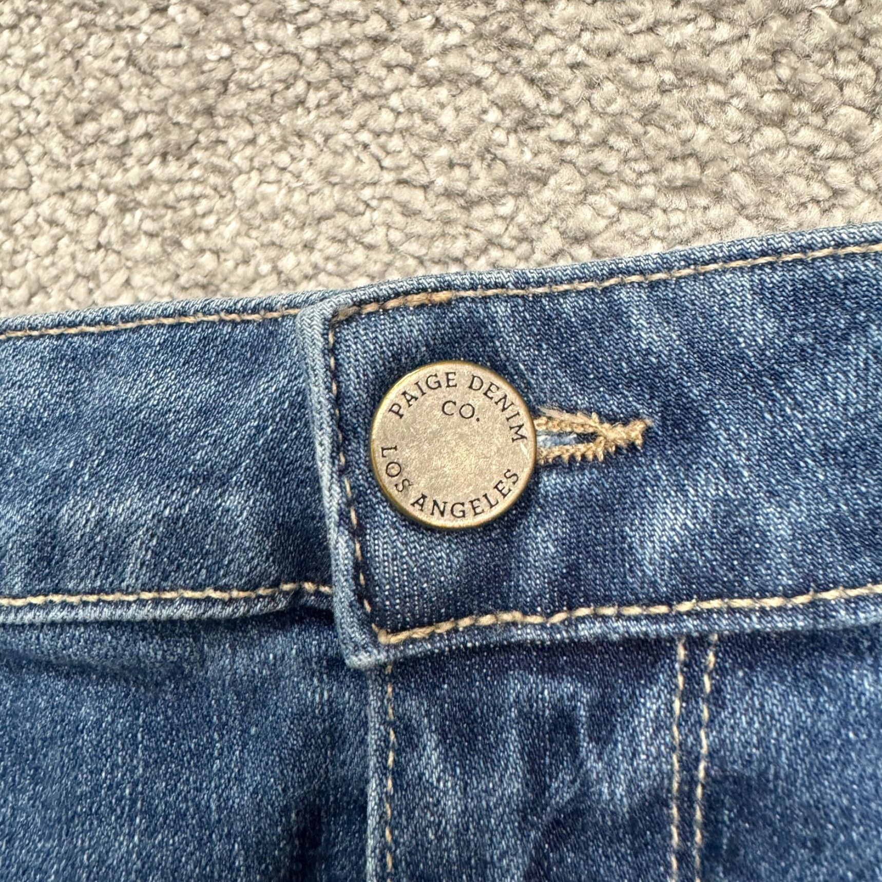 Paige VINTAGE Paige Verdugo Ankle Skinny Denim Jeans Womens 31 Blue Medium Wash Casual Classic Size 24" / US 00 / IT 34 - 7 Thumbnail