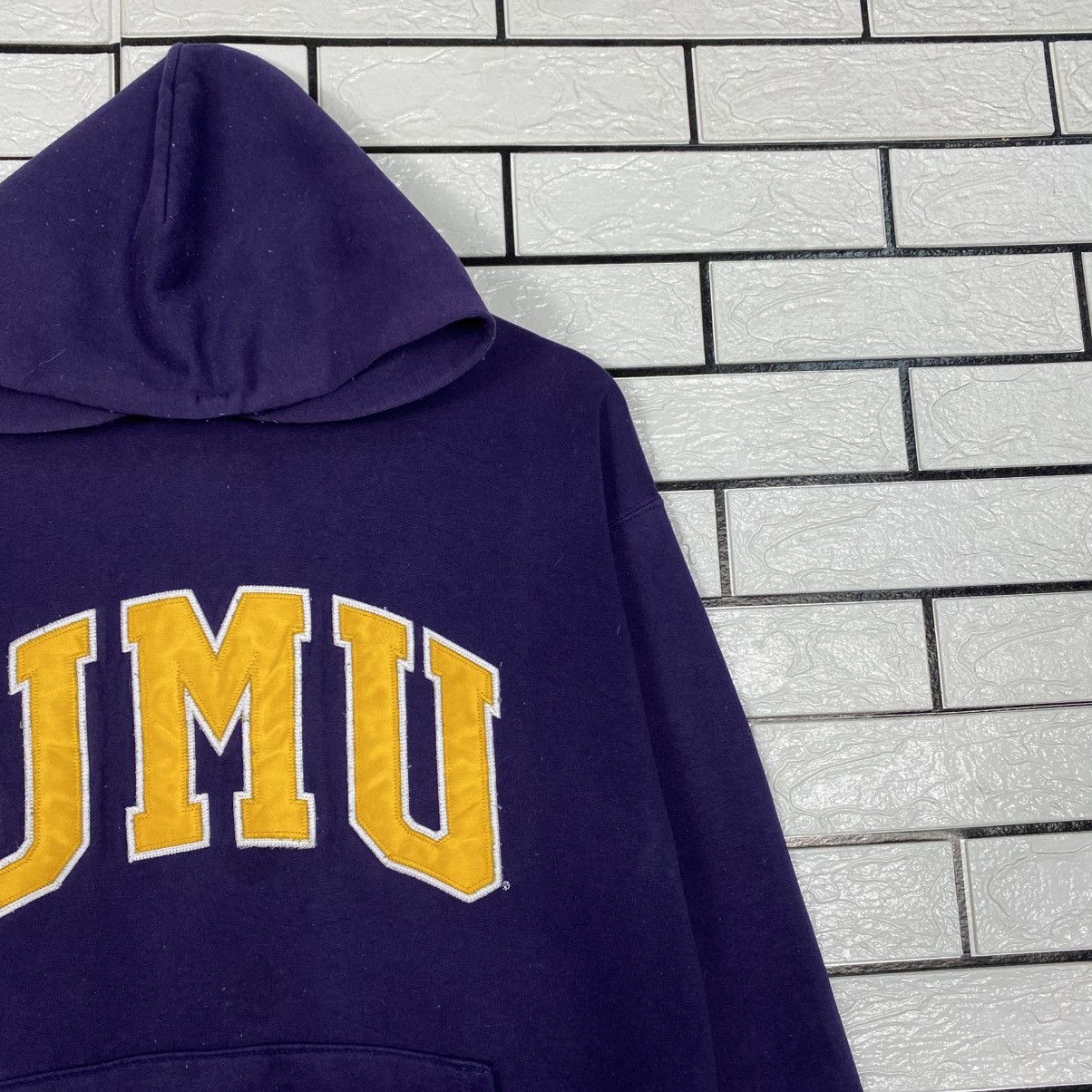 Japanese Brand Vintage Hoodie Champion JMU Big Logo Embroidery Size US M / EU 48-50 / 2 - 7 Thumbnail