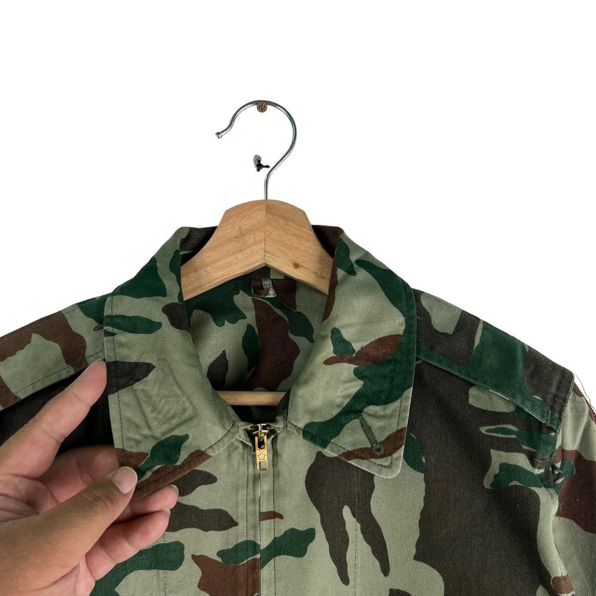 Vintage 🔥Vtg 70’s Vietnam Military Collections Chore Jacket Size US M / EU 48-50 / 2 - 3 Thumbnail