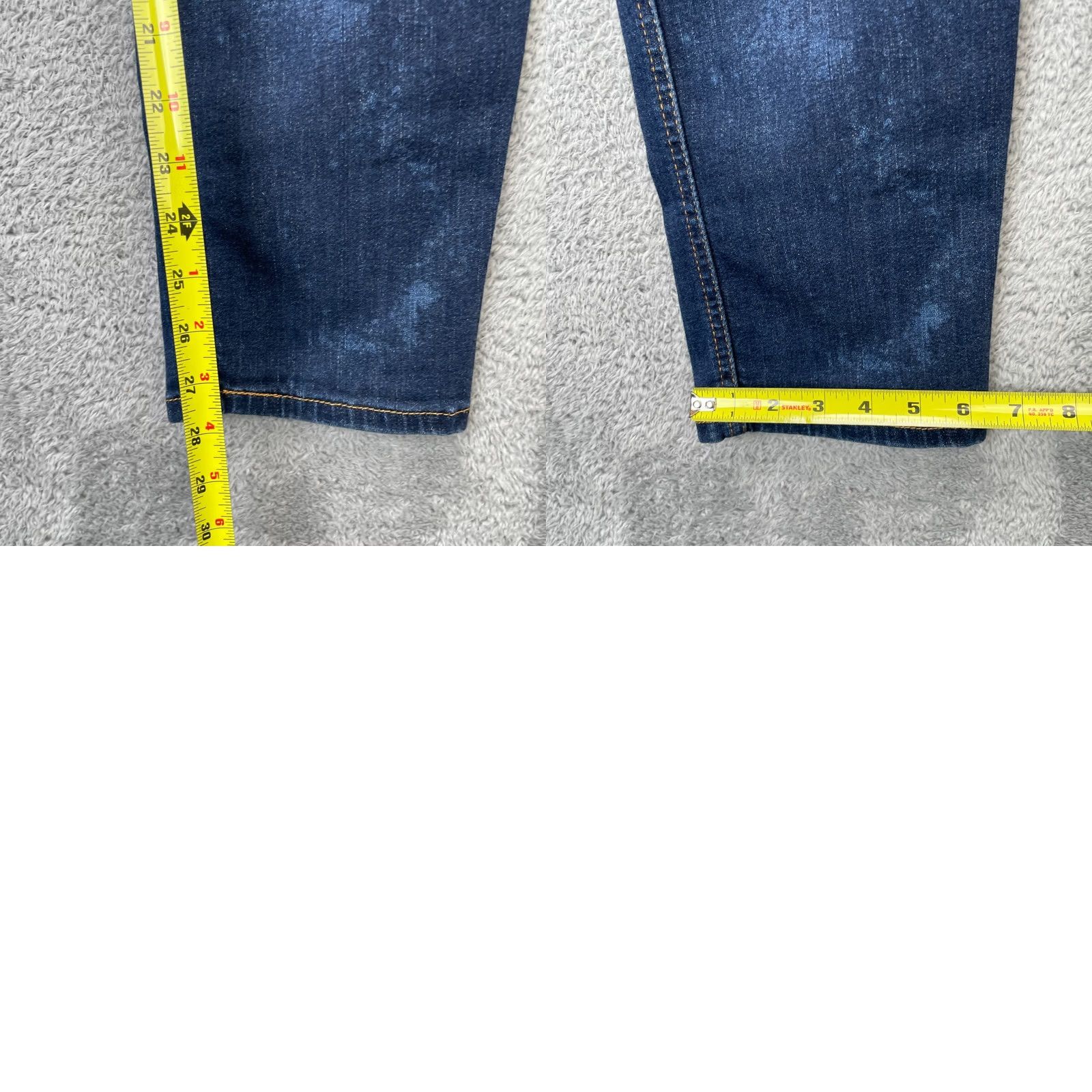 Levi's Levis 531 Jeans Mens 36x36 Blue Slim Fit Tapered Denim Logo 5-Pocket Design Cotton Polyester Size US 36 / EU 52 - 8 Thumbnail