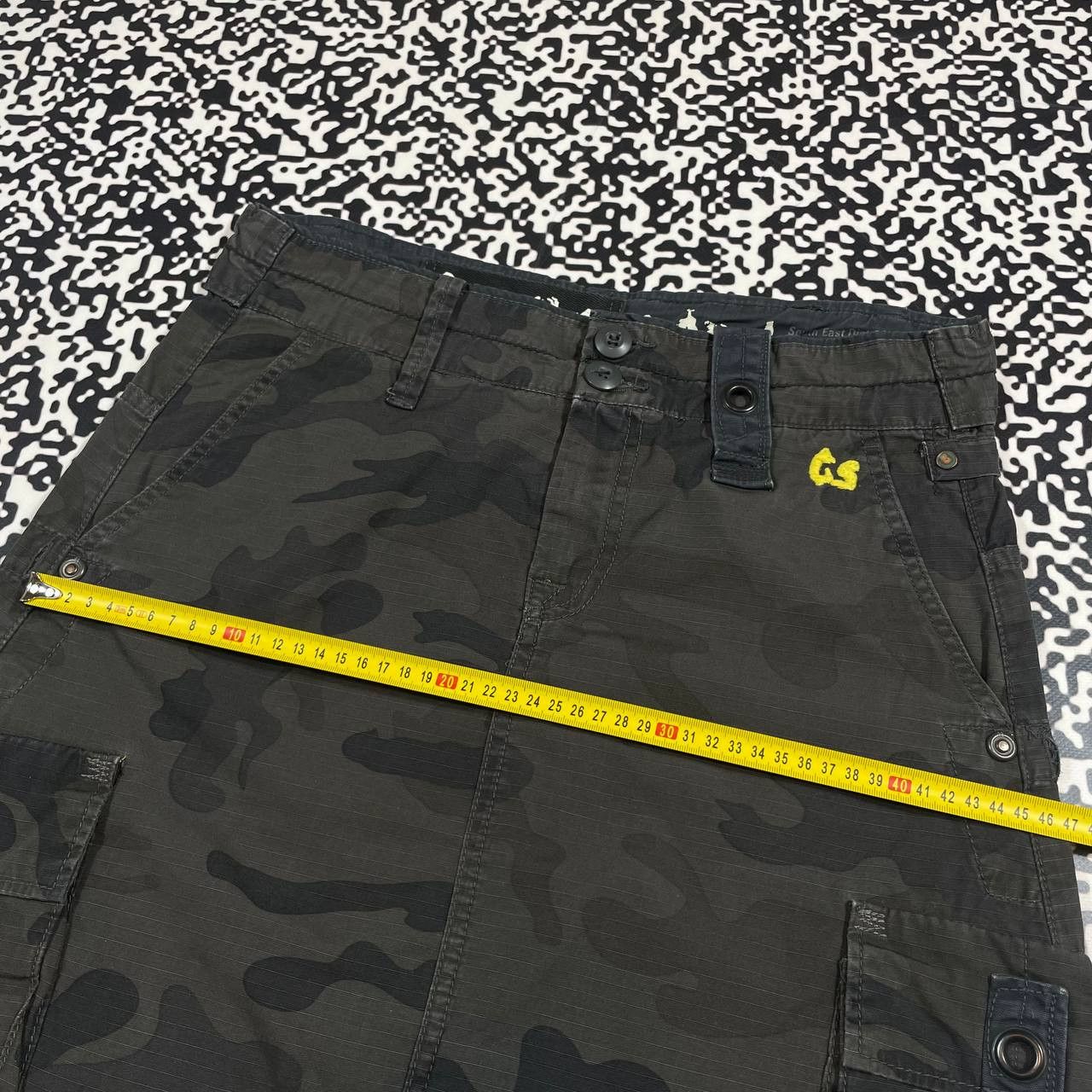 G-Star Vintage Y2K G STAR Camo Cargo Maxi Skirt Japanese Style Size 26" / US 2 / IT 38 - 15 Thumbnail