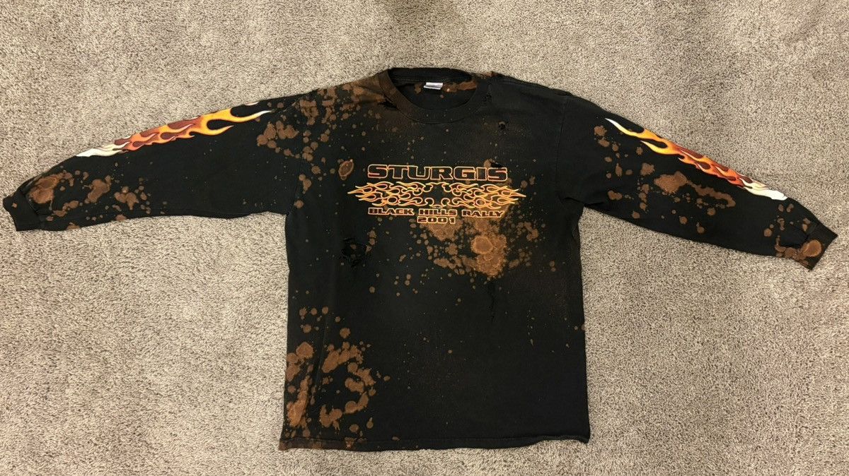 Delta Vintage 2001 Sturgis Long Sleeve Size US L / EU 52-54 / 3 - 2 Thumbnail