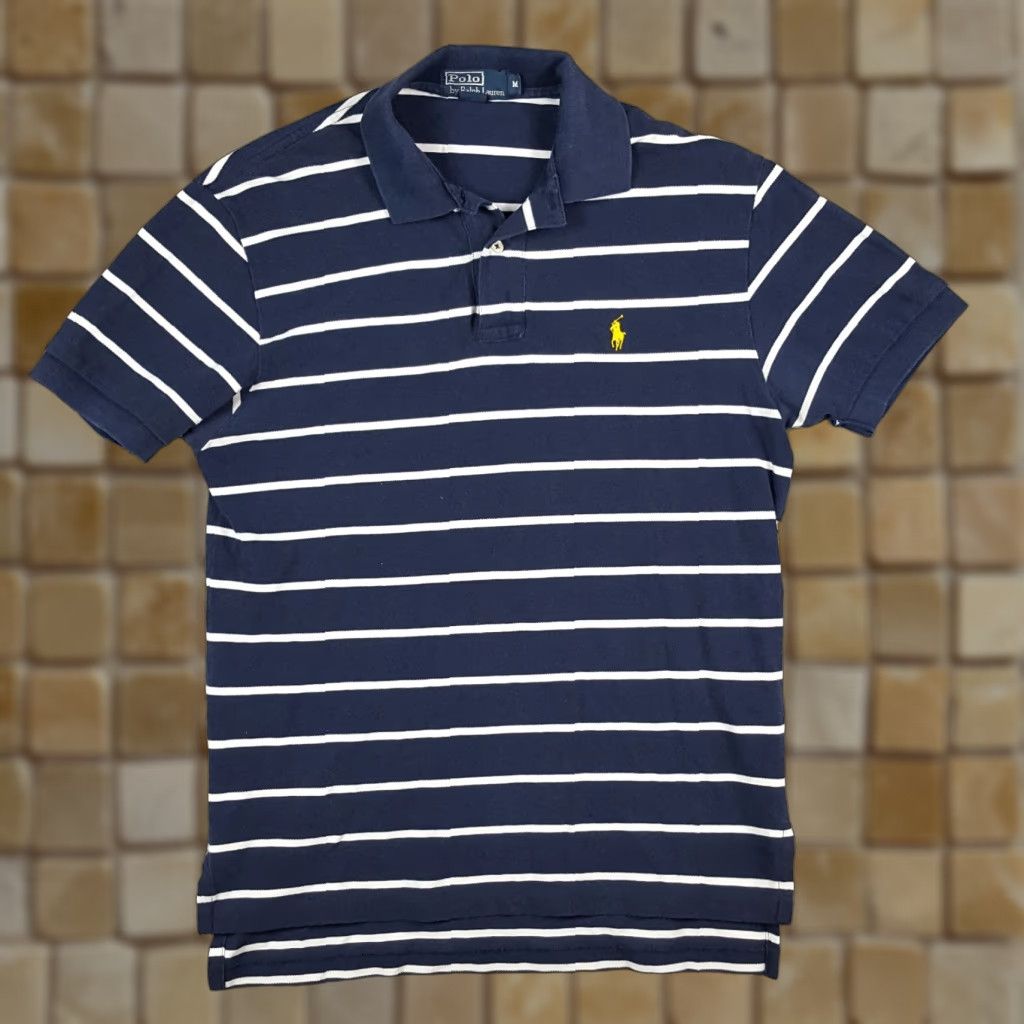 Ralph Lauren VINTAGE Ralph Lauren Polo Shirt Men Medium Blue 90s